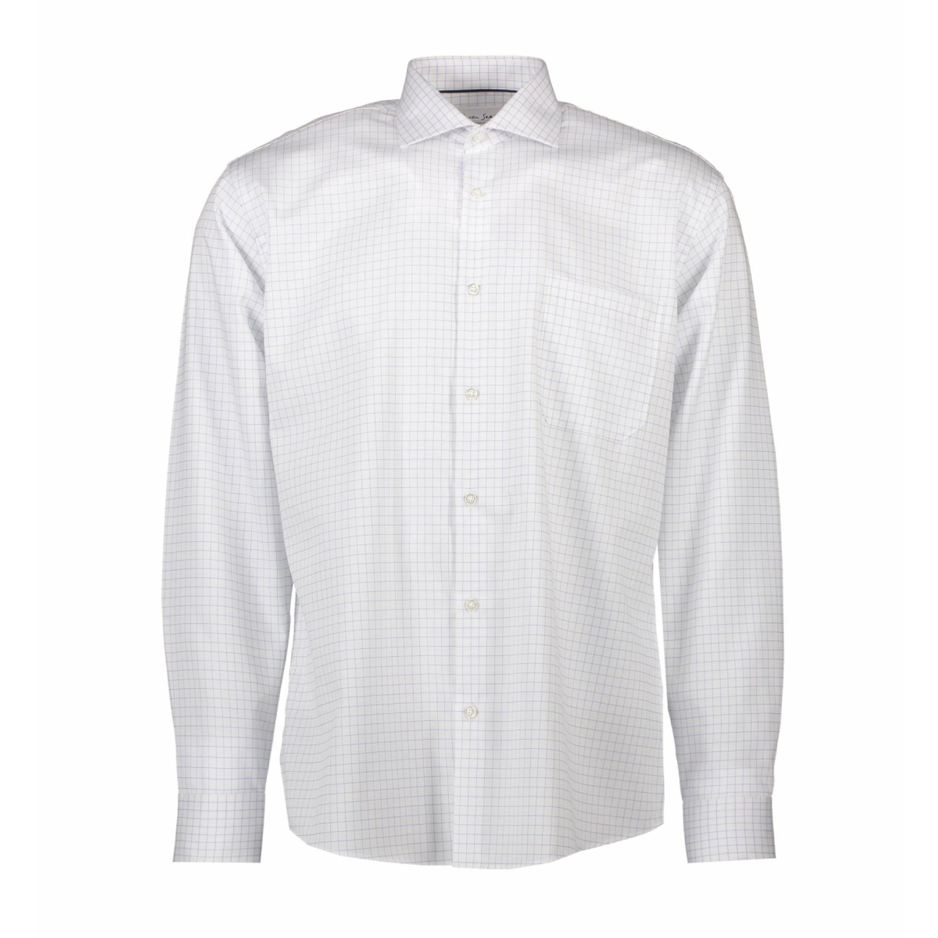 Сорочка чоловіча Seven Seas Check Modern fit - Світло-синій / 3XL