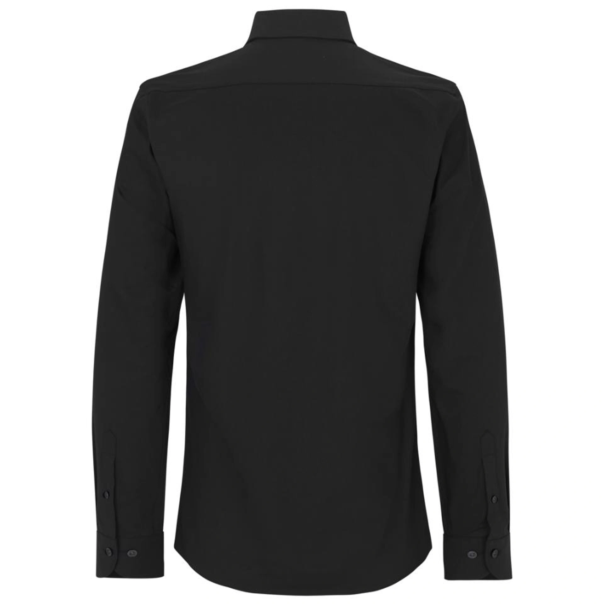 Сорочка чоловіча Seven Seas Hybrid Slim Fit - Чорний / 2XL