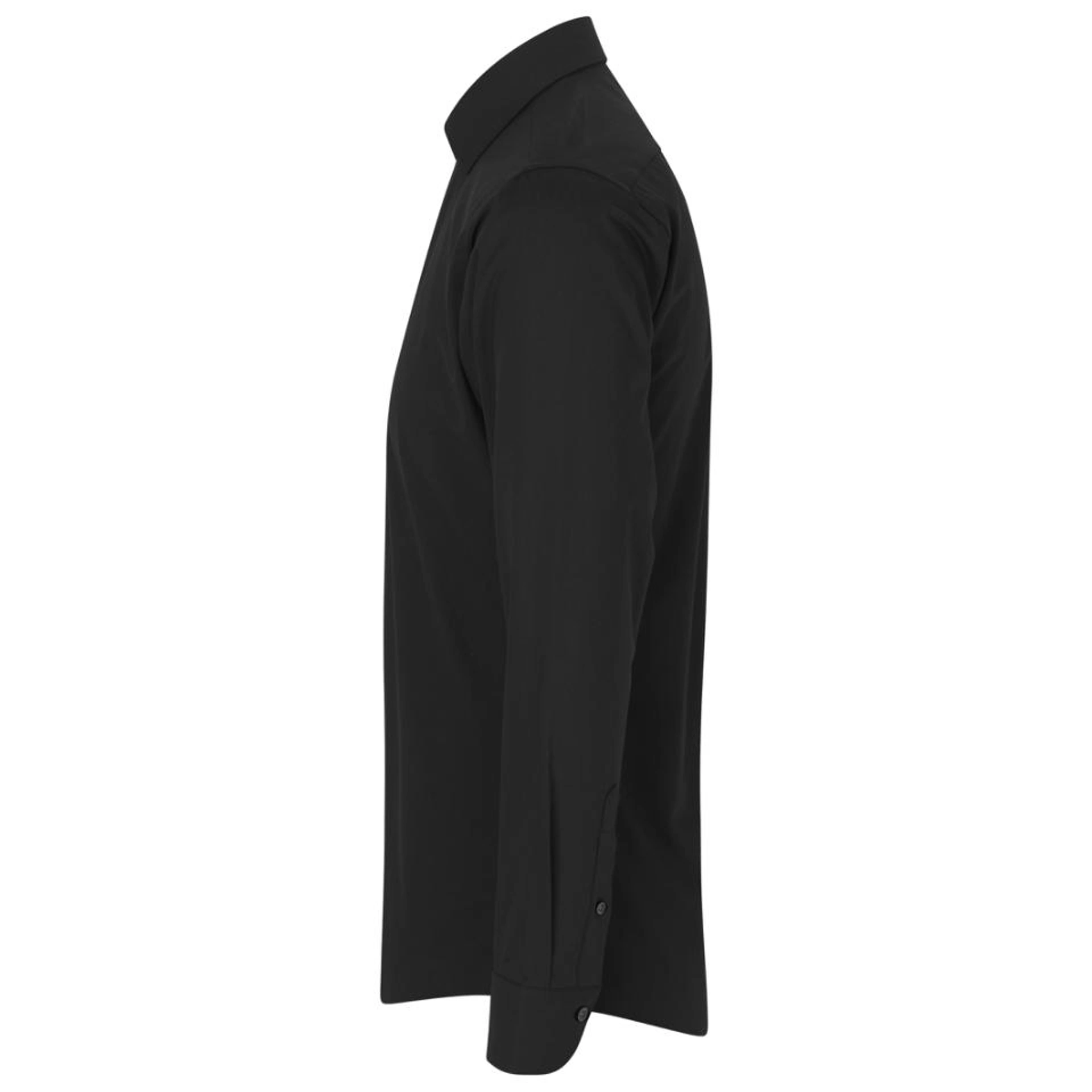 Сорочка чоловіча Seven Seas Hybrid Slim Fit - Чорний / 2XL
