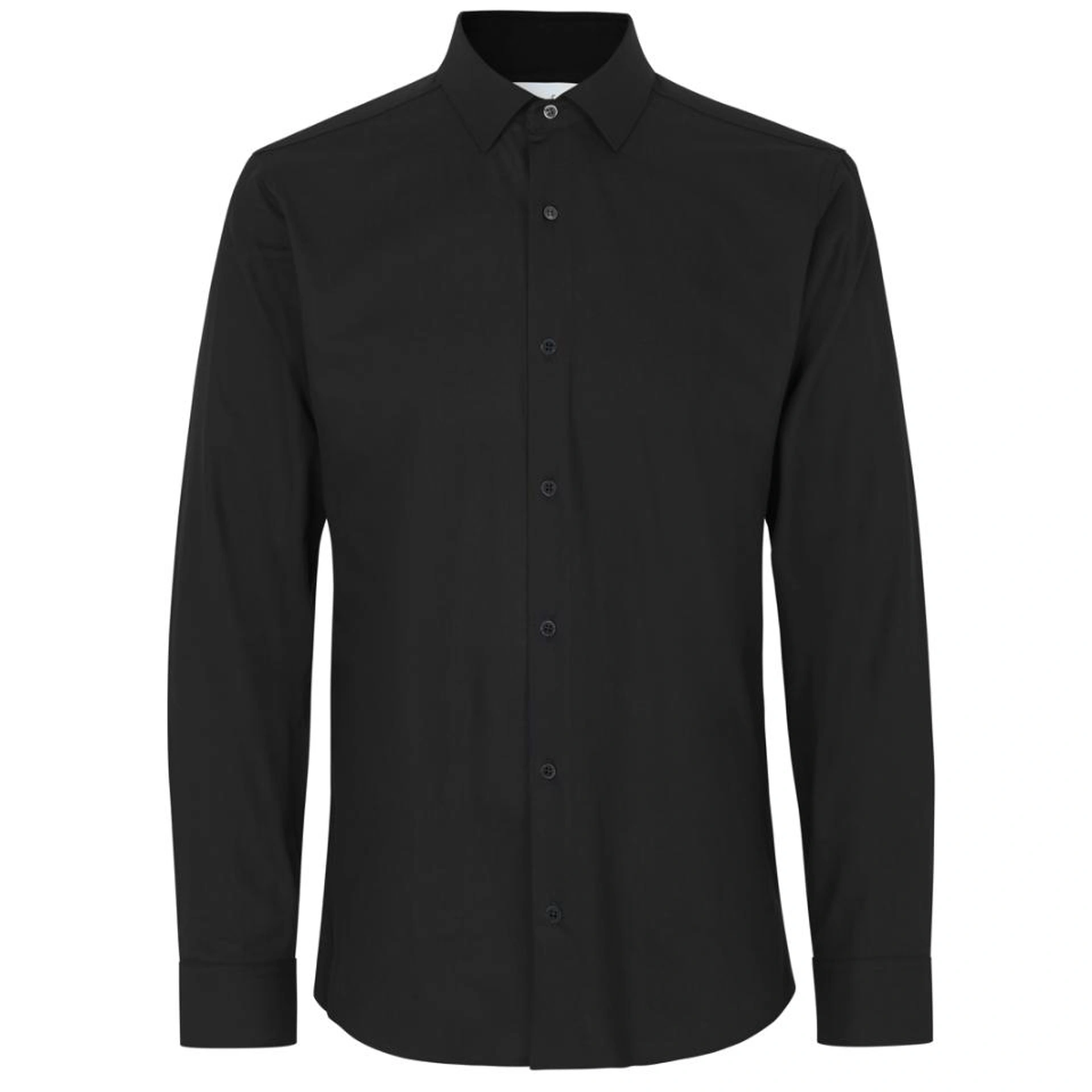 Сорочка чоловіча Seven Seas Hybrid Slim Fit - Чорний / 2XL