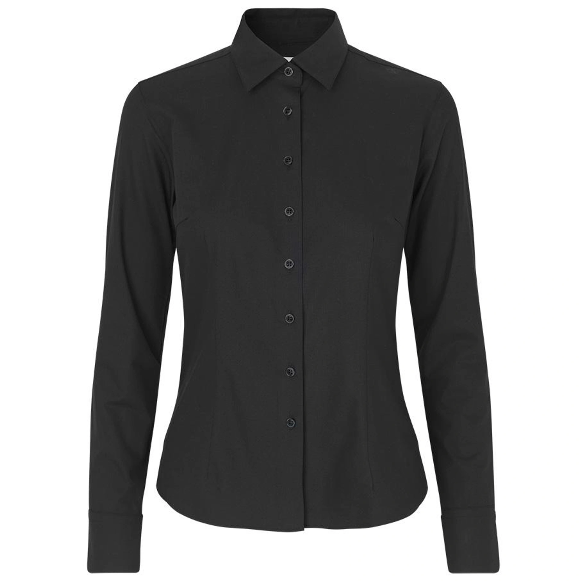 Сорочка жіноча Seven Seas Hybrid Modern Fit - Чорний / 2XL