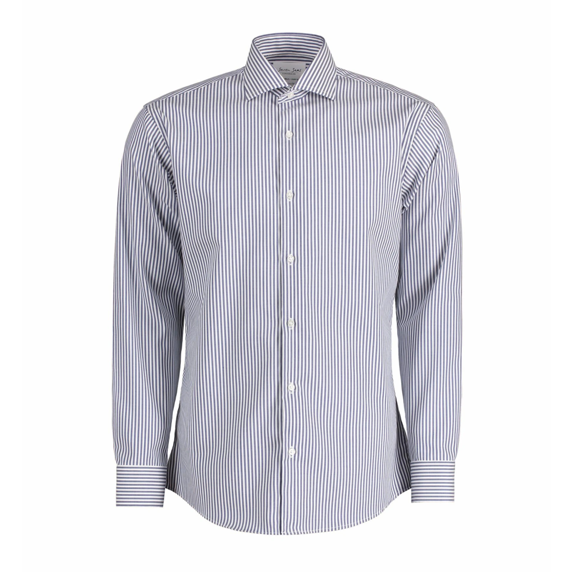 Сорочка чоловіча Seven Seas Kadet Modern fit - Темно-синій / 3XL