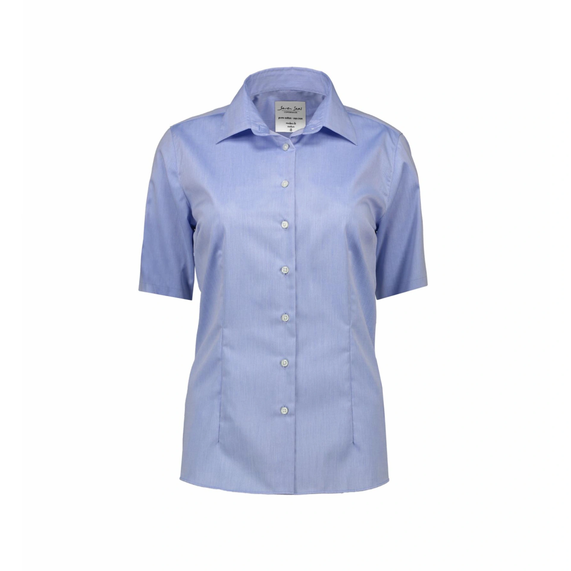 Сорочка жіноча Seven Seas Fine Twill Modern fit - Світло-синій / 3XL