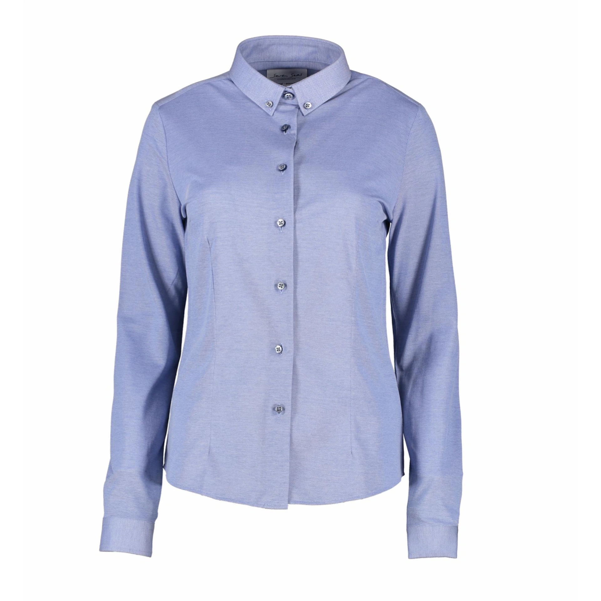 Сорочка жіноча Seven Seas The Jersey Modern fit - Світло-синій / 3XL
