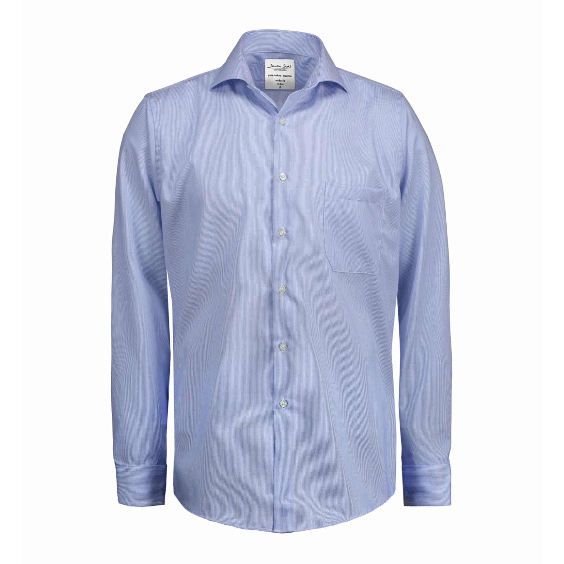 Сорочка чоловіча Seven Seas California Modern Fit - Світло-синій / 3XL