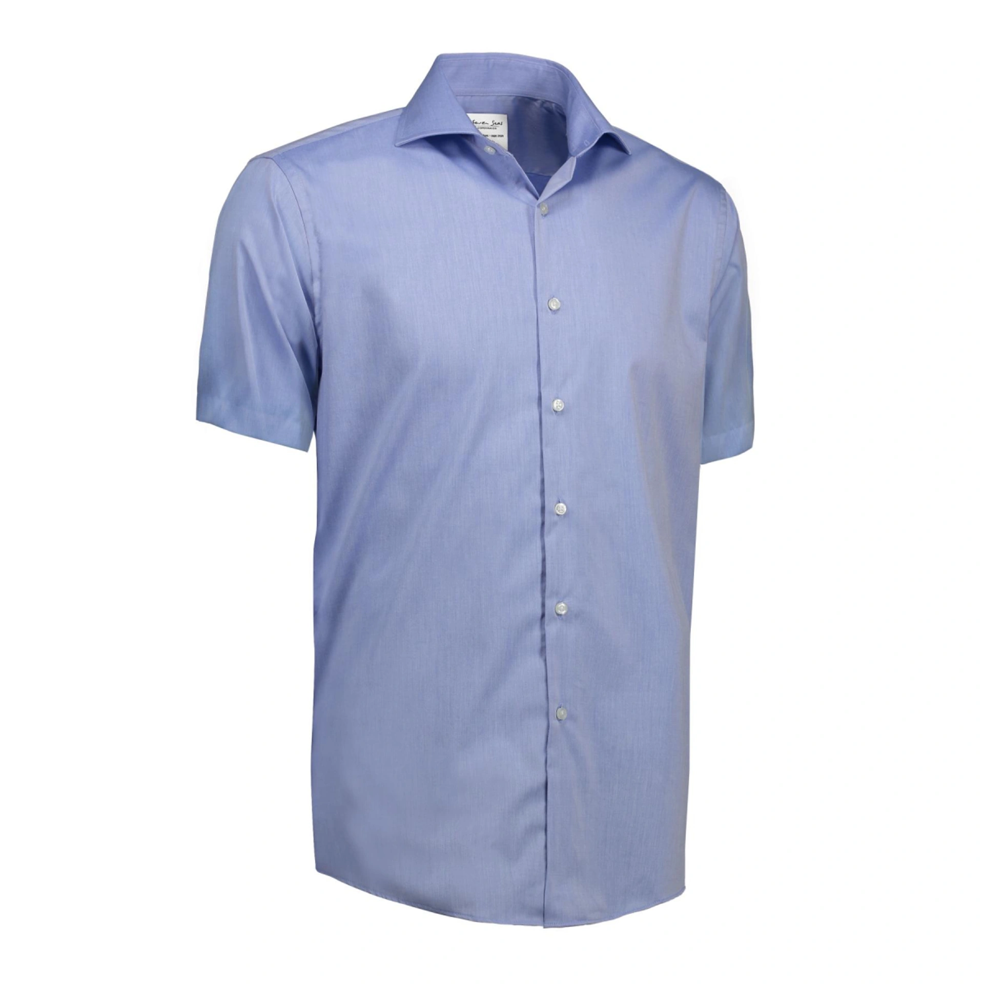 Сорочка чоловіча Seven Seas Fine Twill Modern Fit - Світло-синій / 3XL