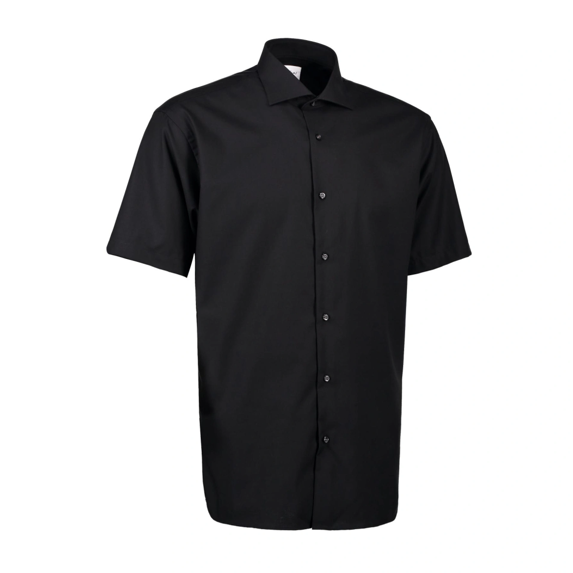 Сорочка чоловіча Seven Seas Fine Twill Modern Fit - Чорний / 3XL