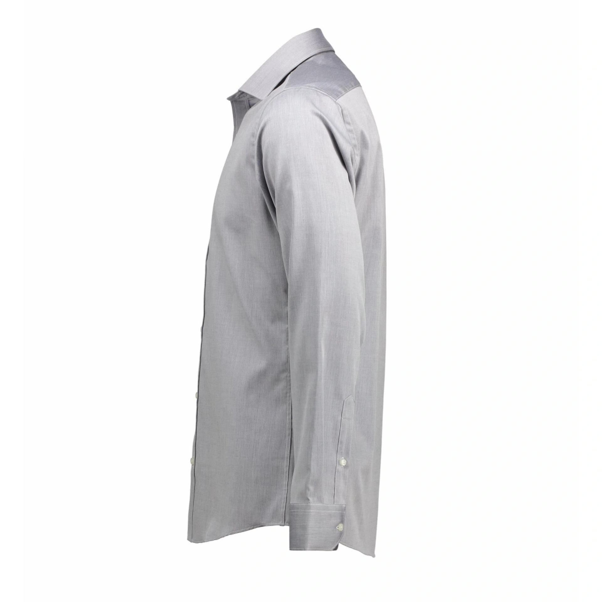 Сорочка чоловіча Seven Seas Fine Twill Slim Fit - Сріблясто-сірий / L