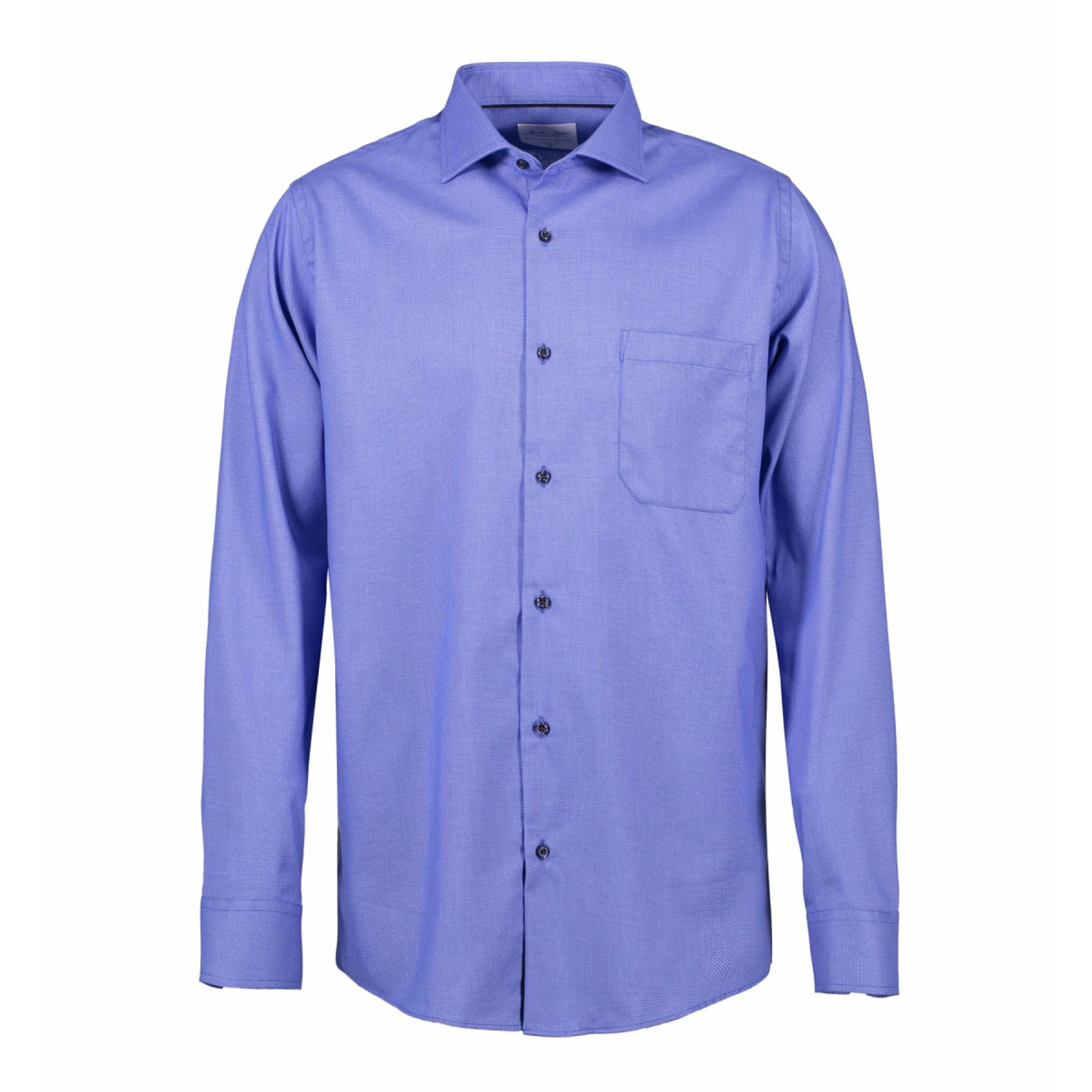 Сорочка чоловіча Seven Seas Dobby Modern Fit - Яскраво-синій / 3XL