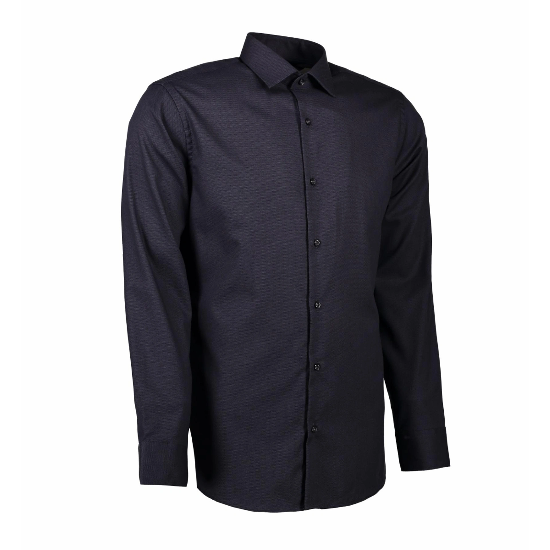 Сорочка чоловіча Seven Seas Dobby Slim Fit - Вугільний / L
