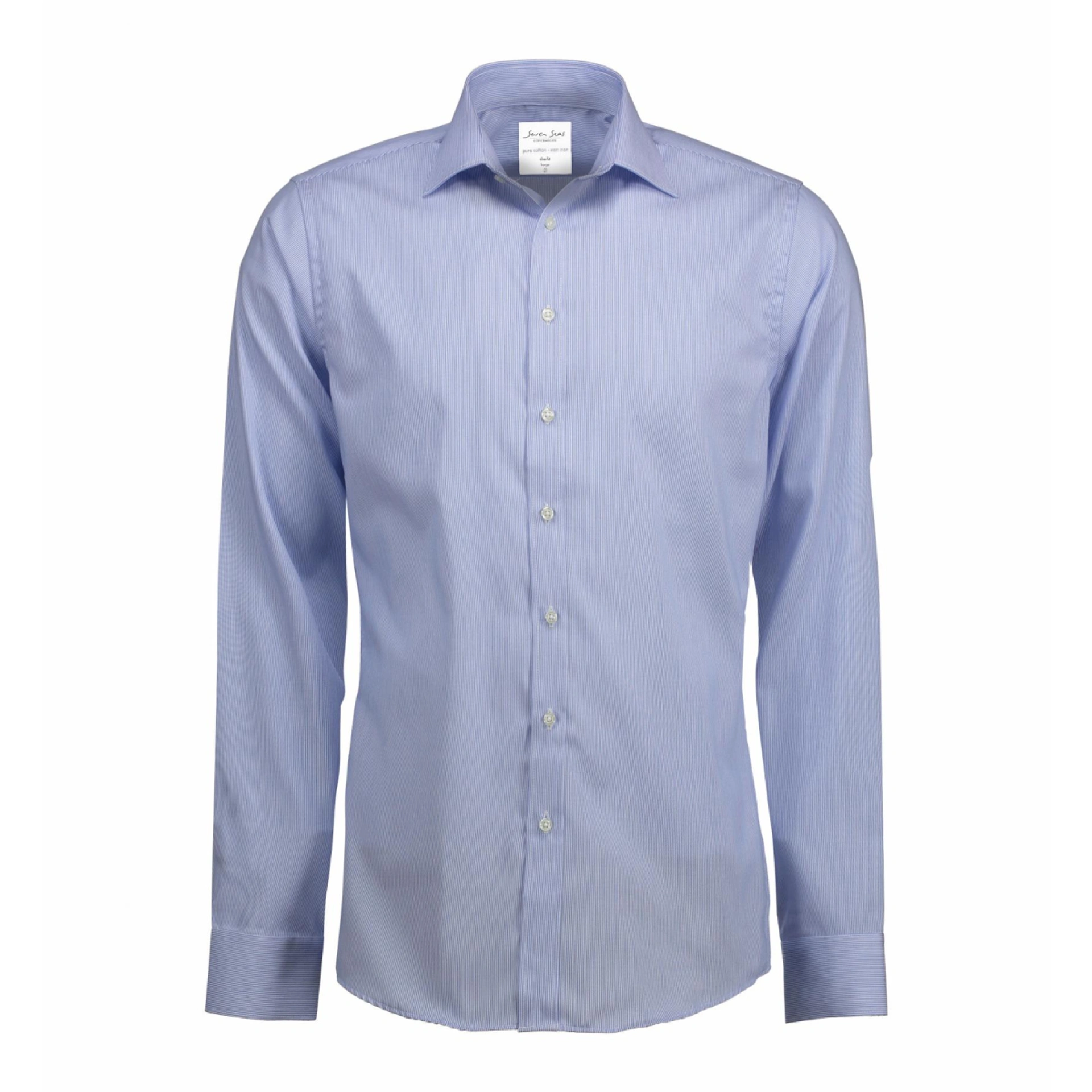 Сорочка чоловіча Seven Seas California Slim Fit - Світло-синій / L