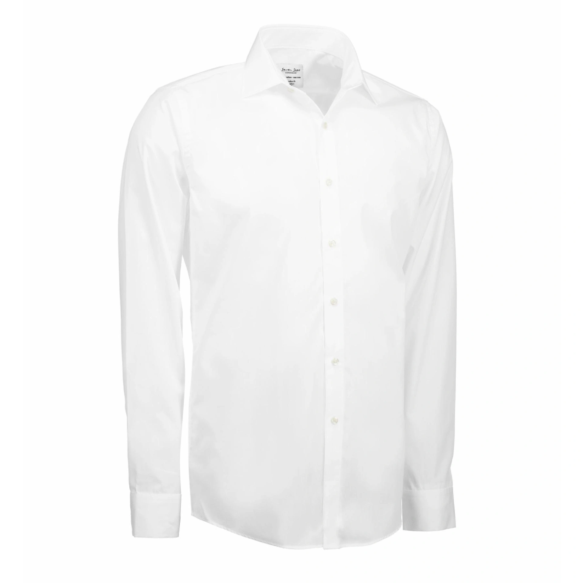 Сорочка чоловіча Seven Seas Poplin Slim Fit - Білий / L