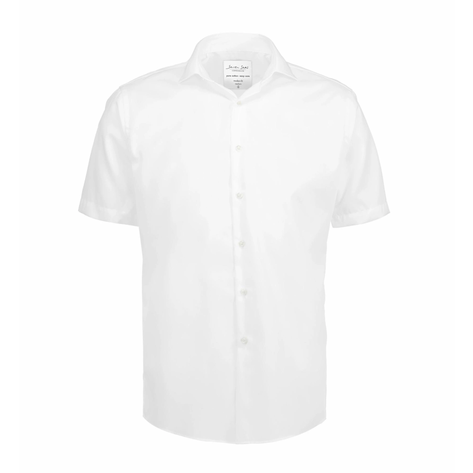 Сорочка чоловіча Seven Seas Poplin Modern Fit - Білий / 3XL