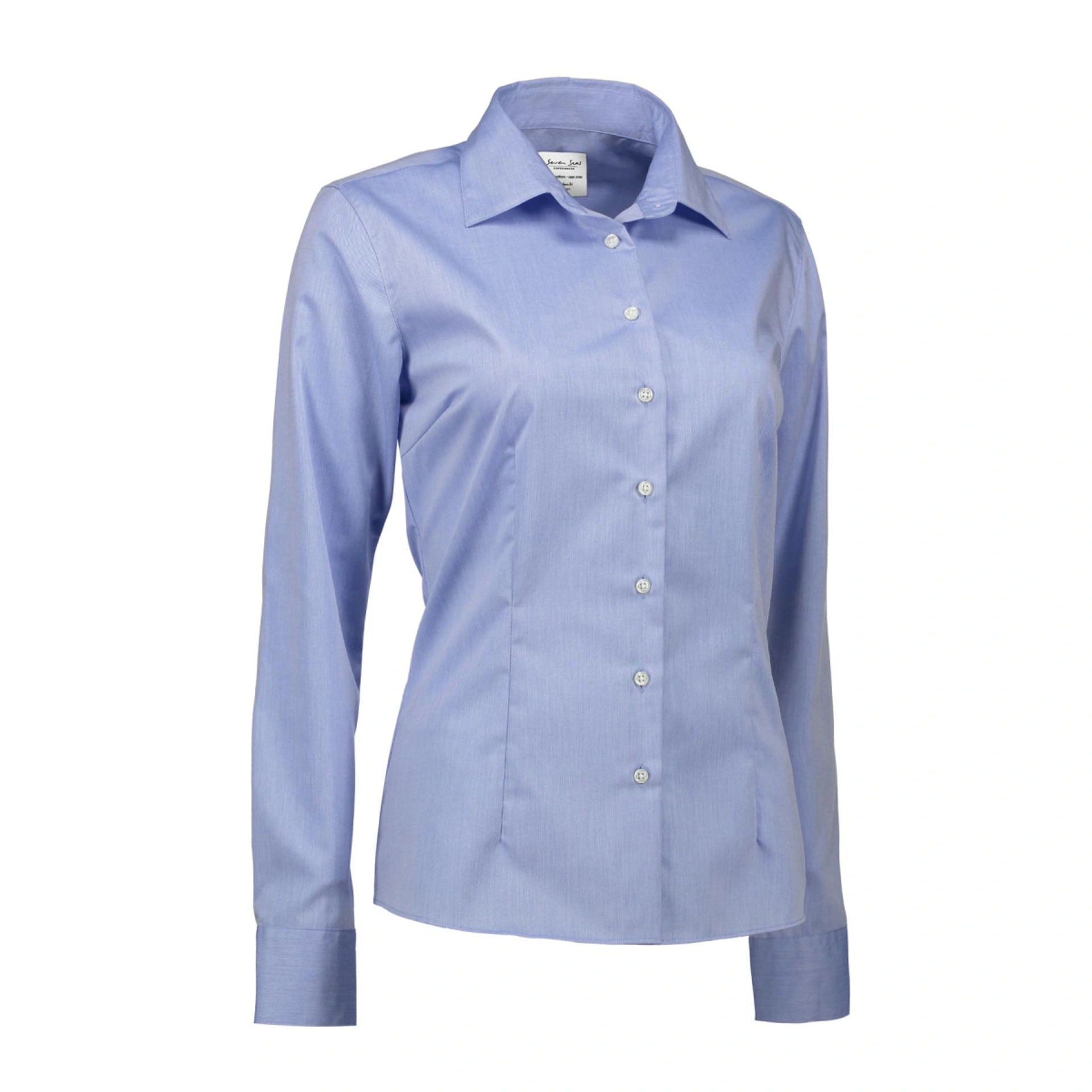 Сорочка жіноча Seven Seas Fine Twill Modern fit - Світло-синій / 3XL