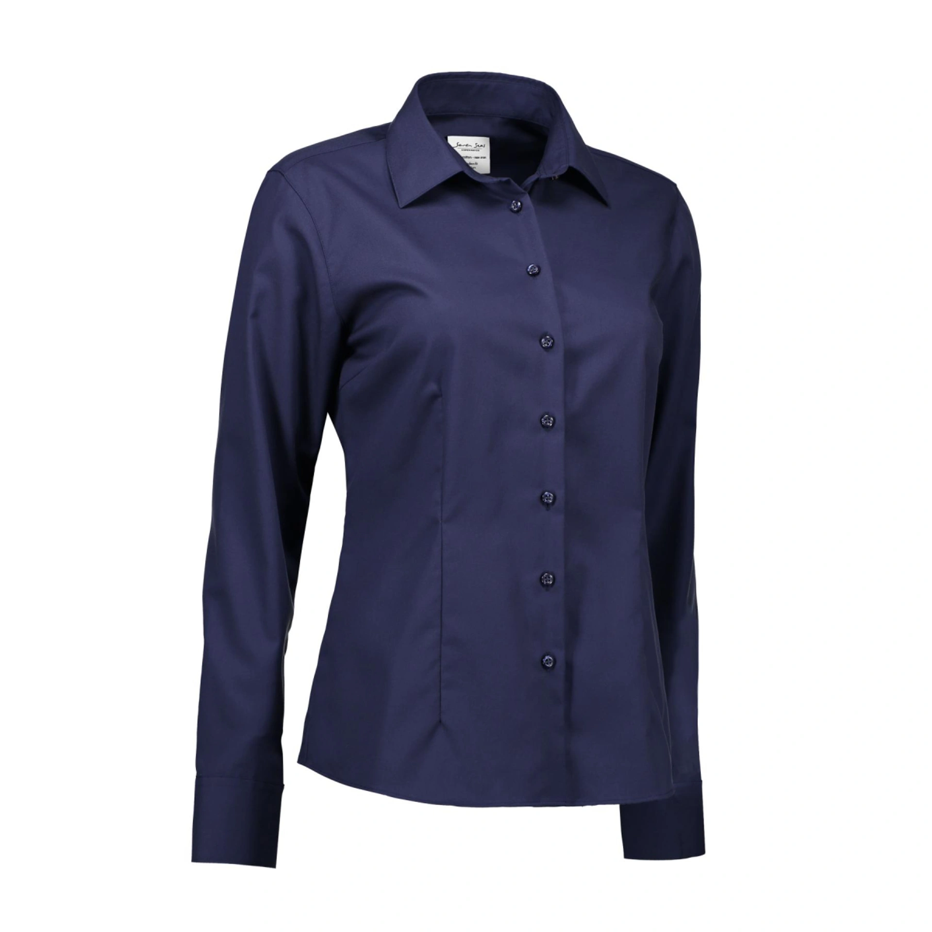 Сорочка жіноча Seven Seas Fine Twill Modern fit - Темно-синій / 3XL