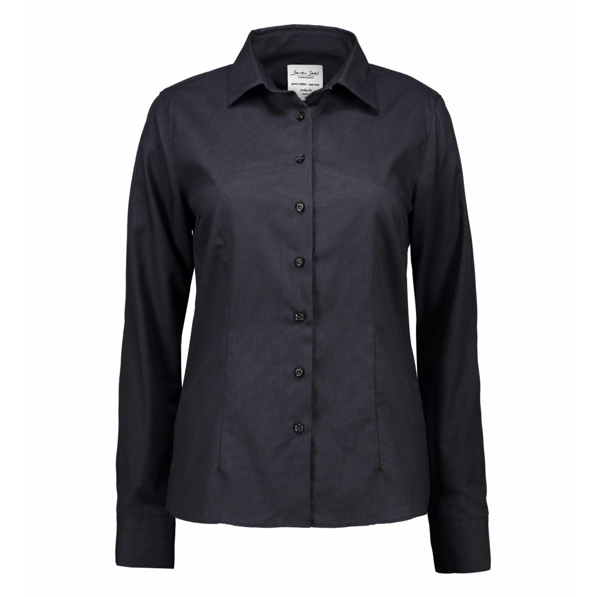 Сорочка жіноча Seven Seas Royal Oxford Modern Fit - Вугільний / 3XL