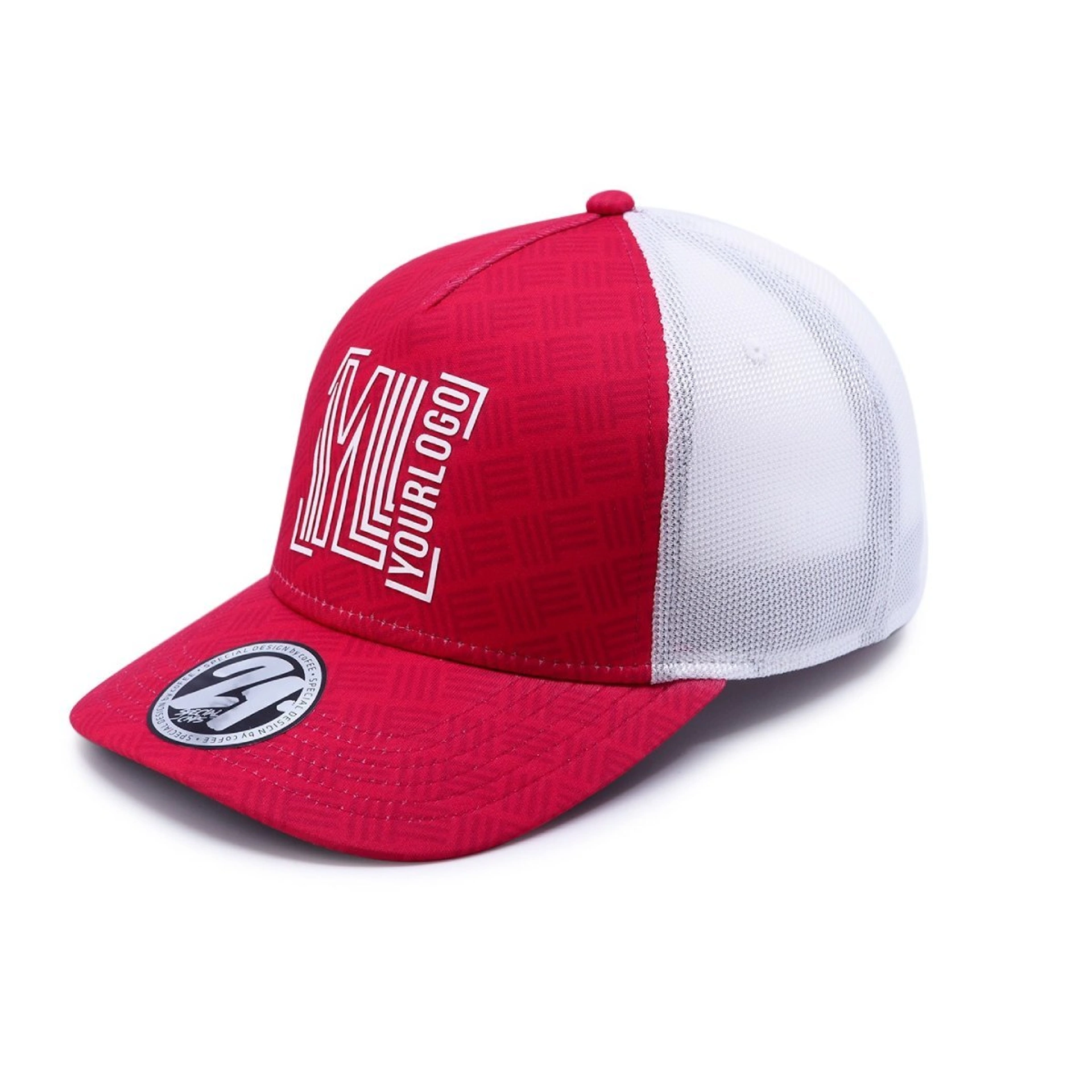 Кепка coFEE Trucker sublimation - Червоний / білий