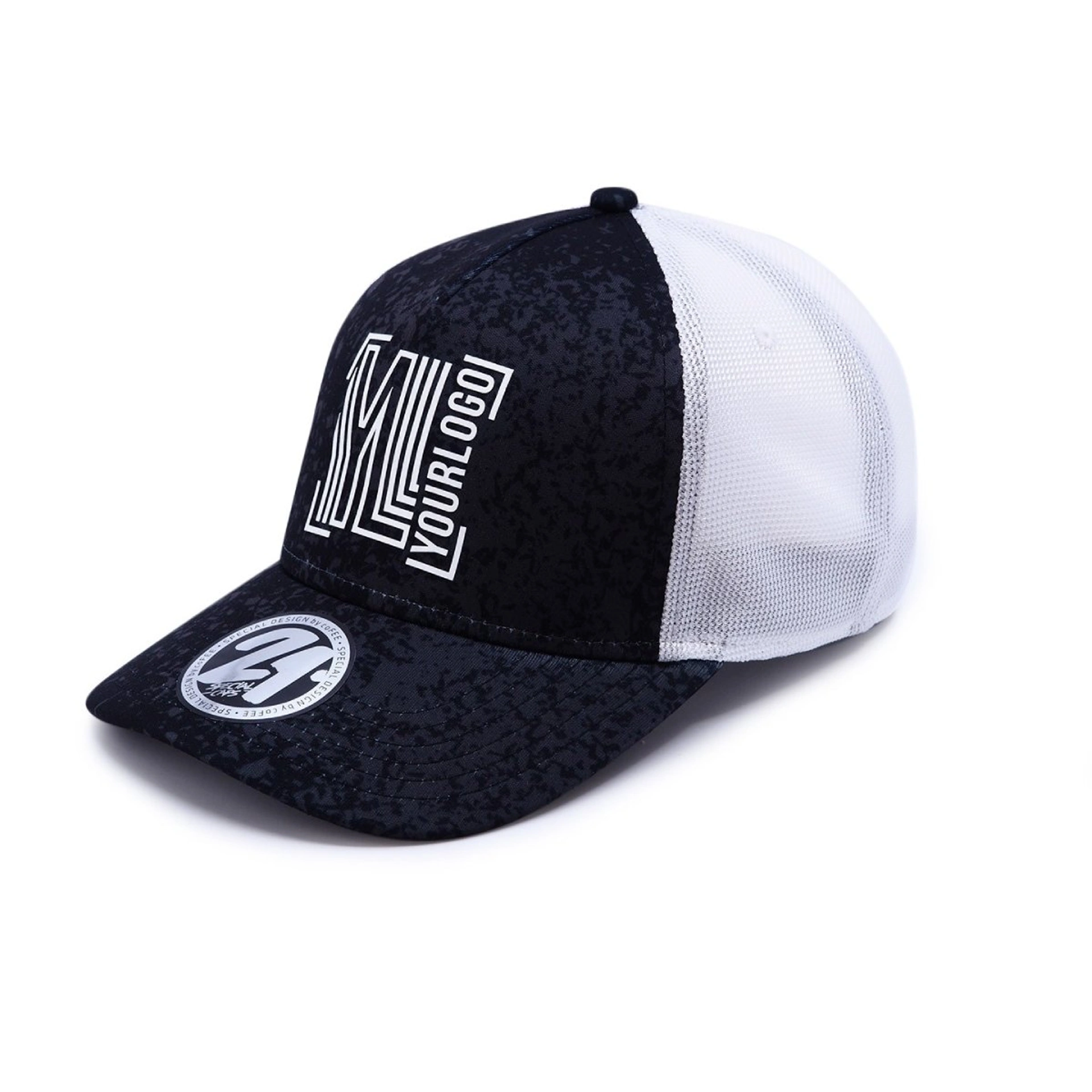 Кепка coFEE Trucker sublimation - Чорний / білий