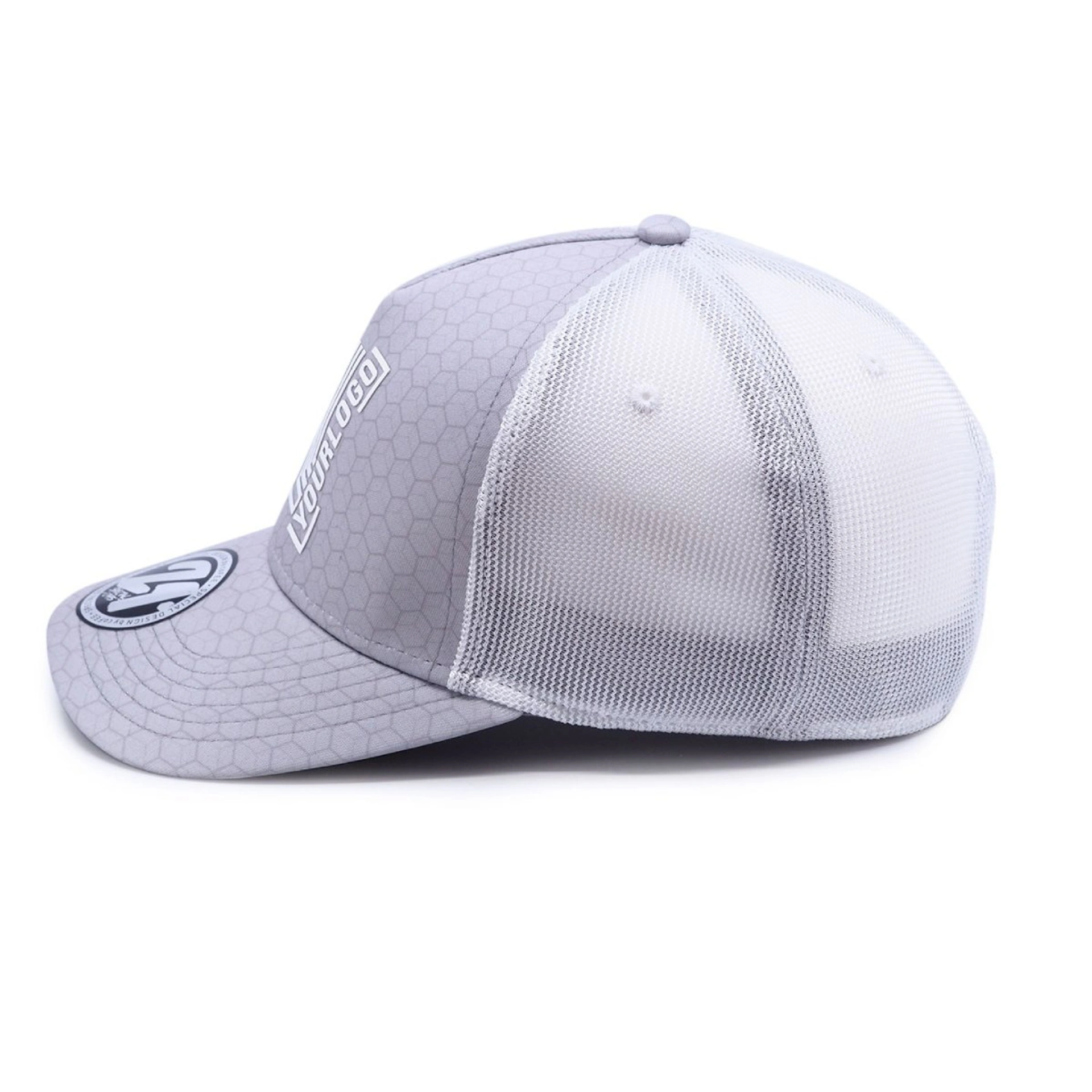 Кепка coFEE Trucker sublimation - Сірий / білий
