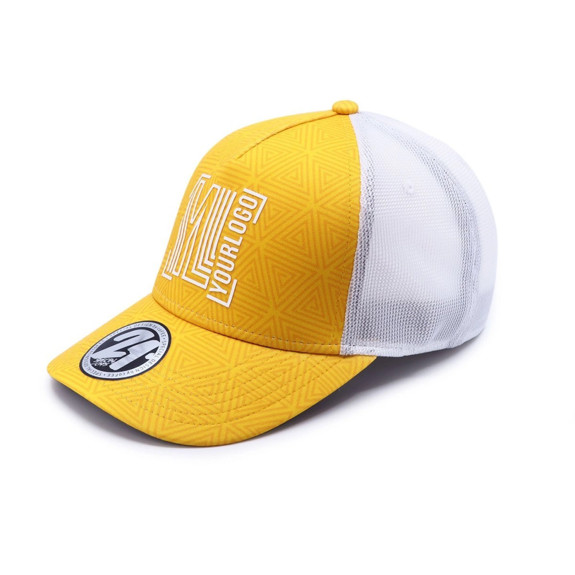 Кепка coFEE Trucker sublimation - Жовтий / білий