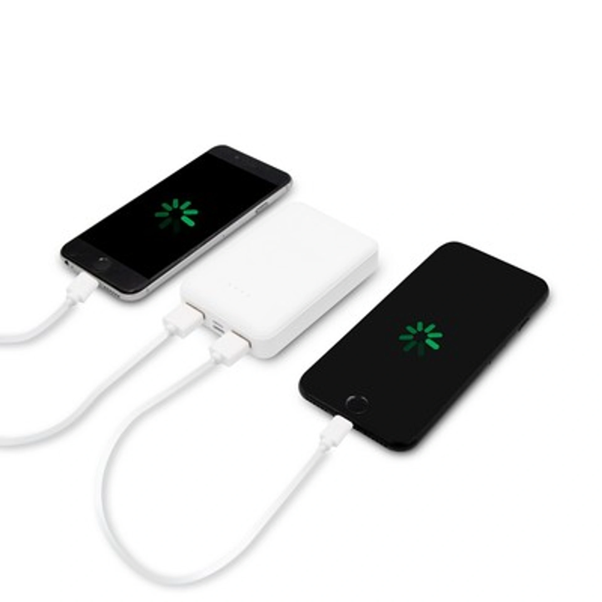 Повербанк 10000 mAh Voyager, світлодіодний індикатор - Білий