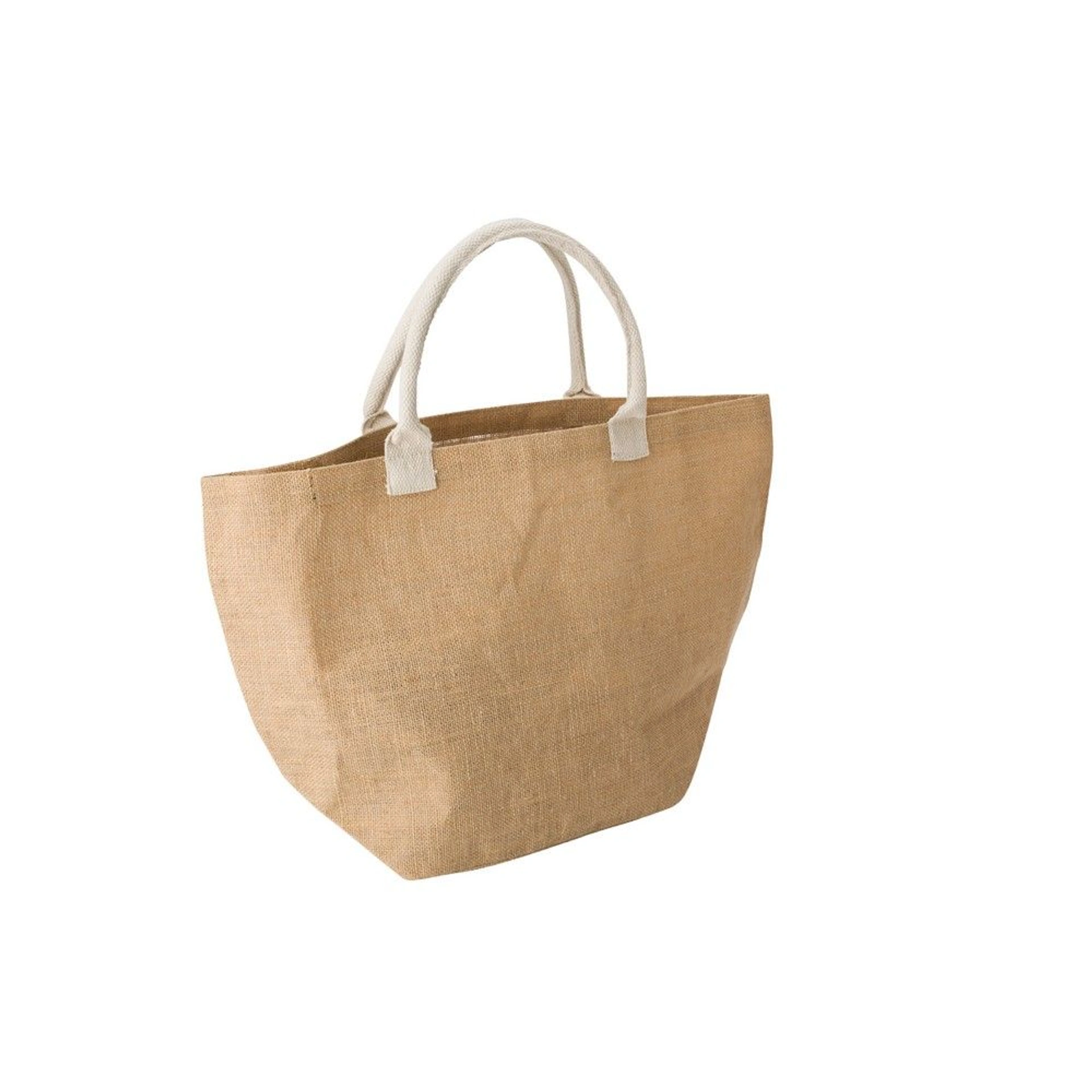 Сумка-шопер з короткими ручками Voyager Jute - Бежевий