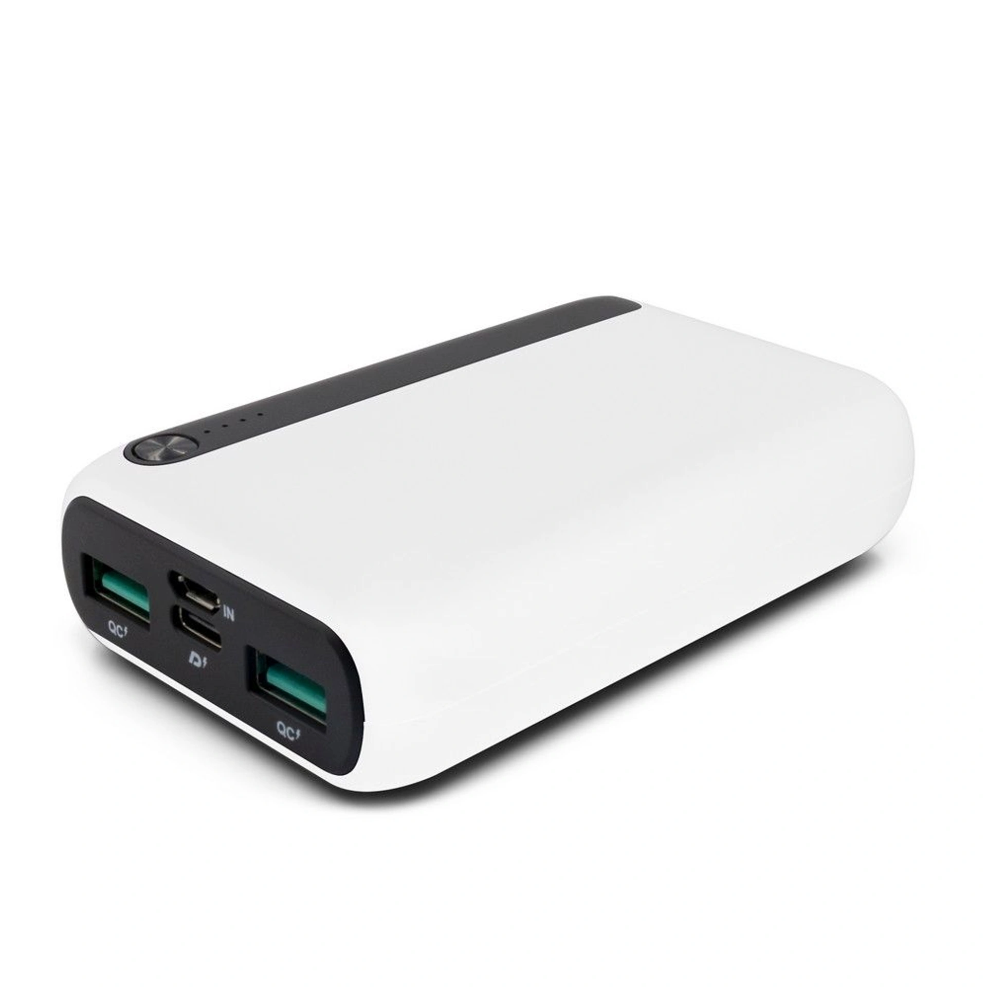 Повербанк 10000 mAh Voyager Dashonte, світлодіодний індикатор - Білий