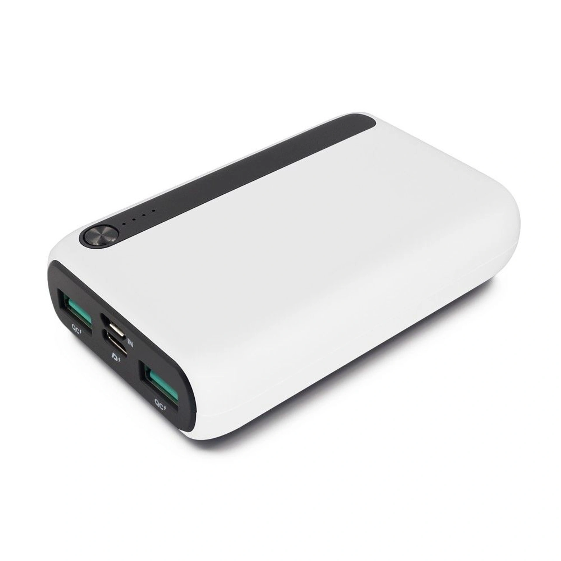 Повербанк 10000 mAh Voyager Dashonte, світлодіодний індикатор - Білий