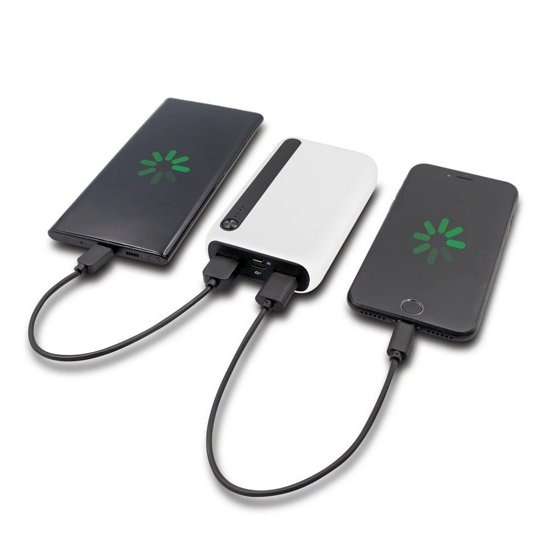 Повербанк 10000 mAh Voyager Dashonte, світлодіодний індикатор - Білий