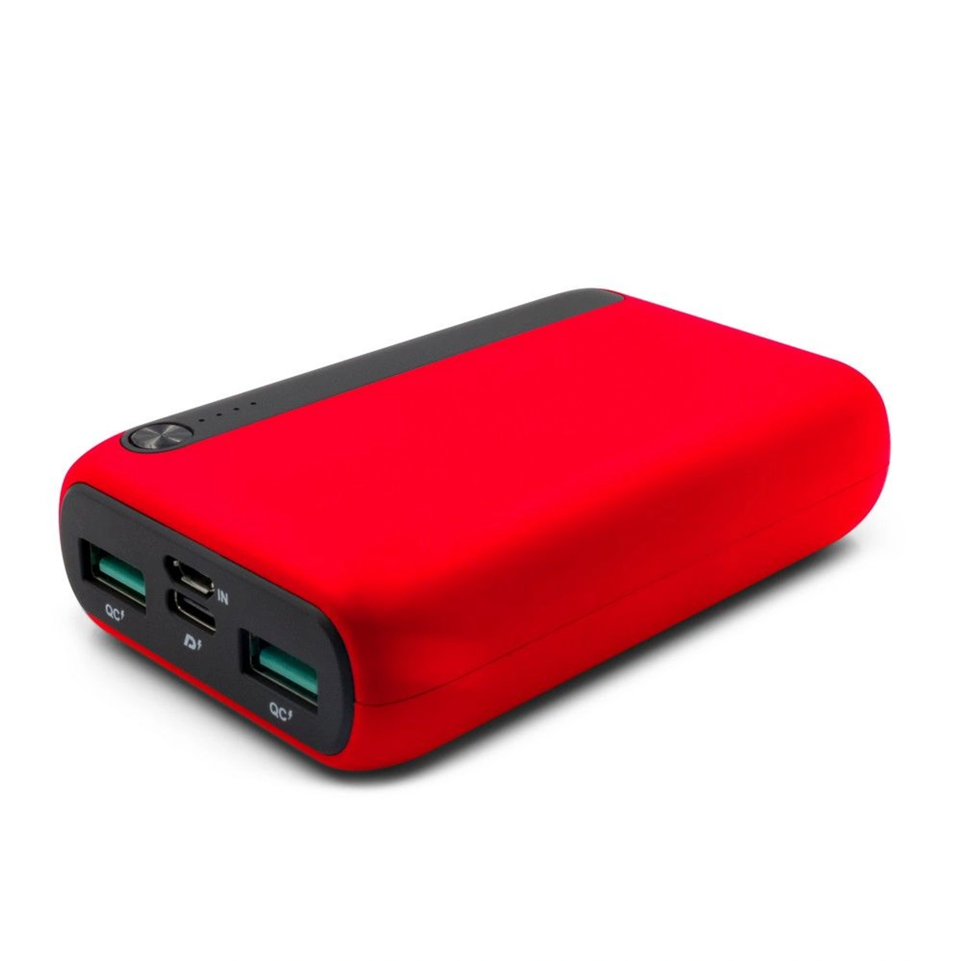 Повербанк 10000 mAh Voyager Dashonte, світлодіодний індикатор - Червоний