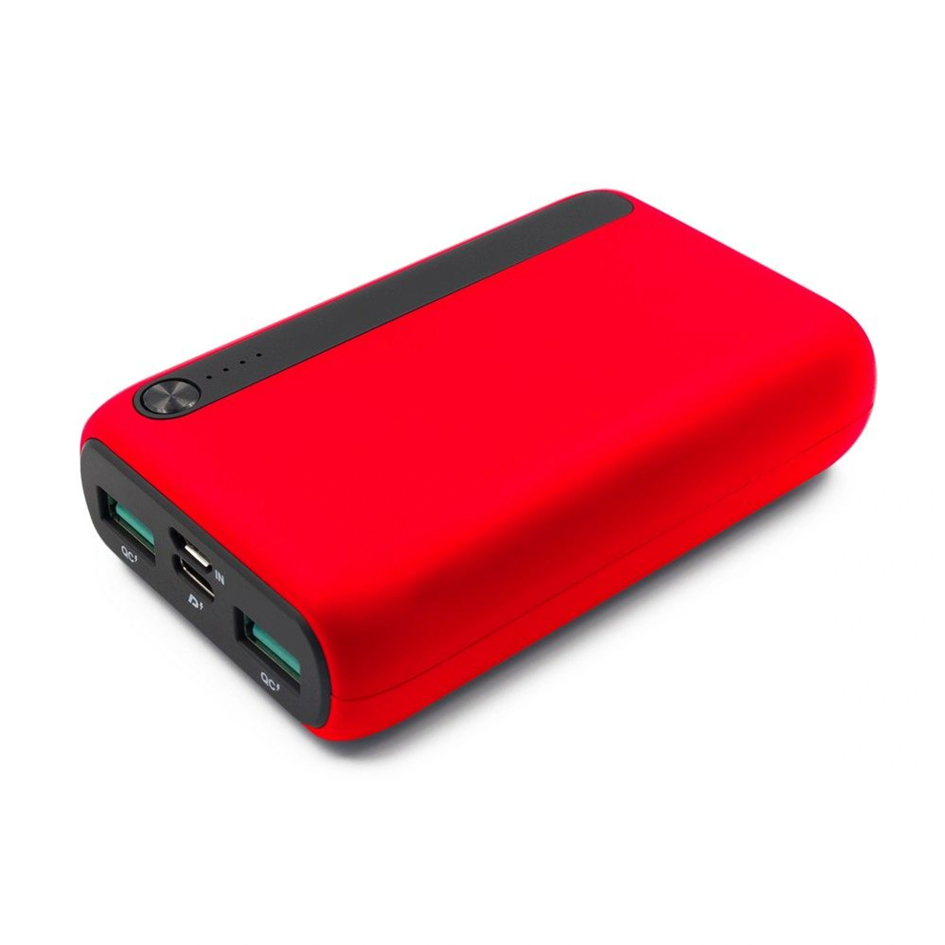 Повербанк 10000 mAh Voyager Dashonte, світлодіодний індикатор - Червоний