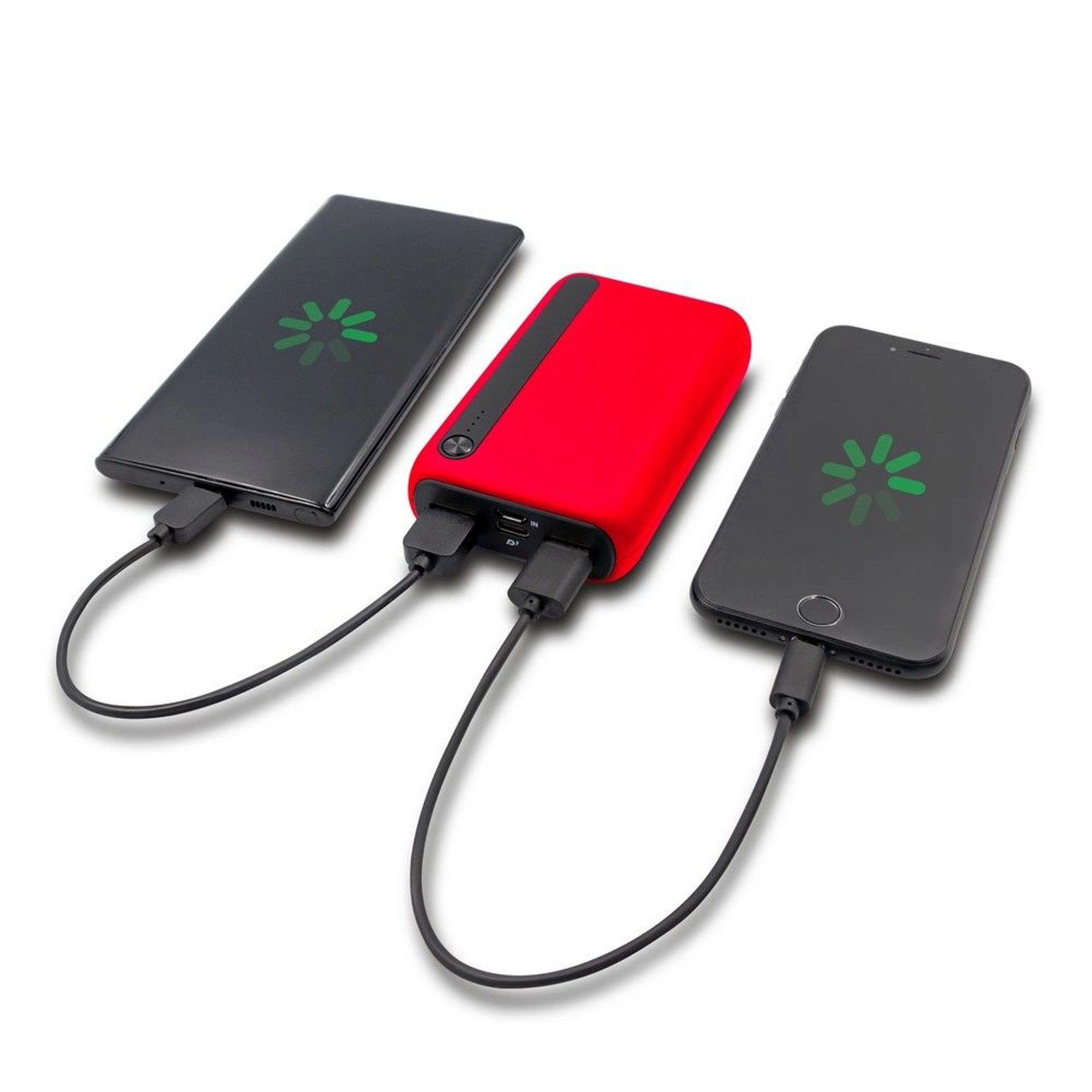Повербанк 10000 mAh Voyager Dashonte, світлодіодний індикатор - Червоний