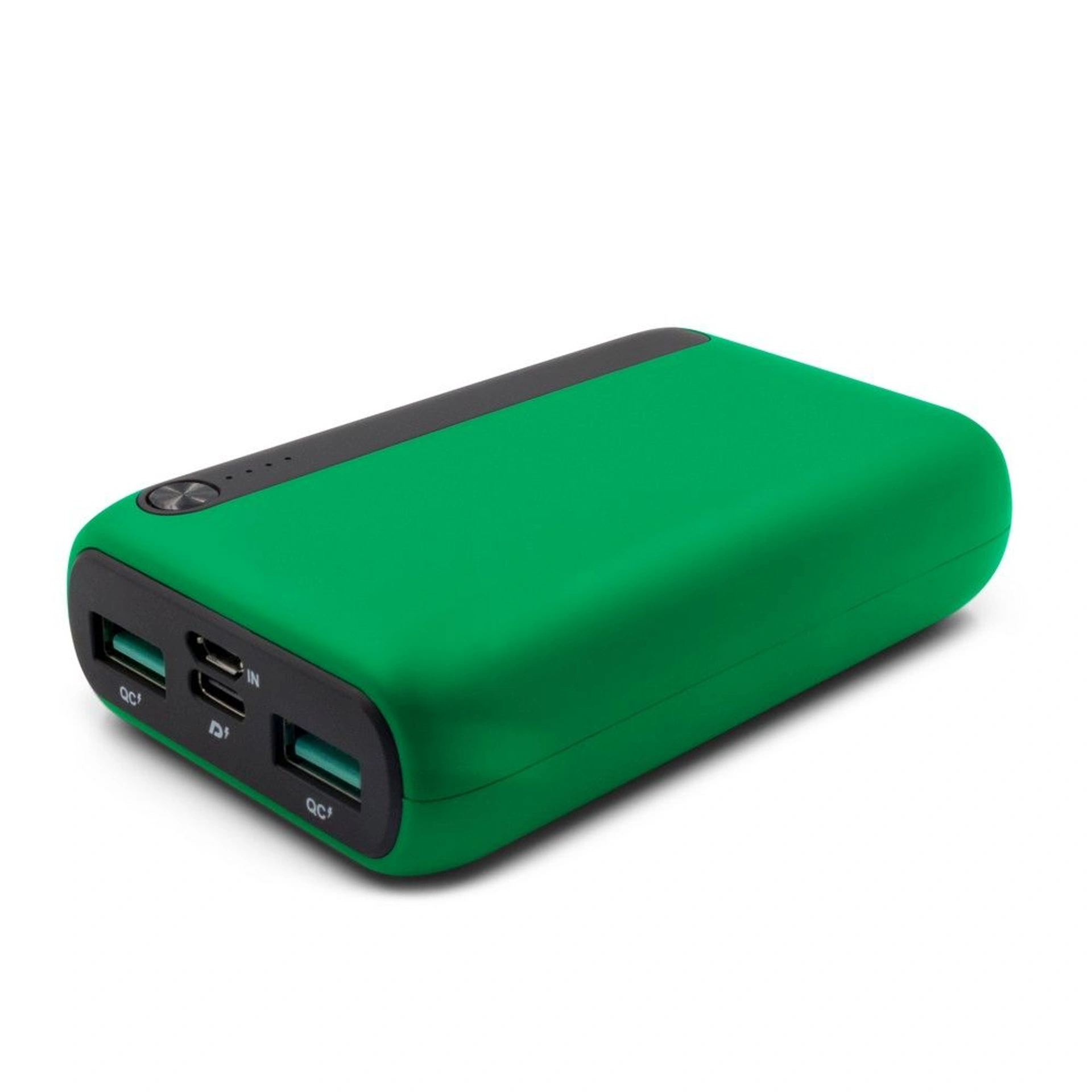 Повербанк 10000 mAh Voyager Dashonte, світлодіодний індикатор - Зелений