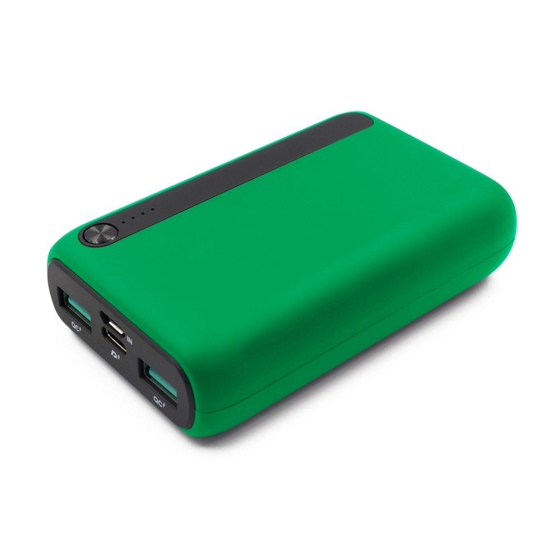 Повербанк 10000 mAh Voyager Dashonte, світлодіодний індикатор - Зелений