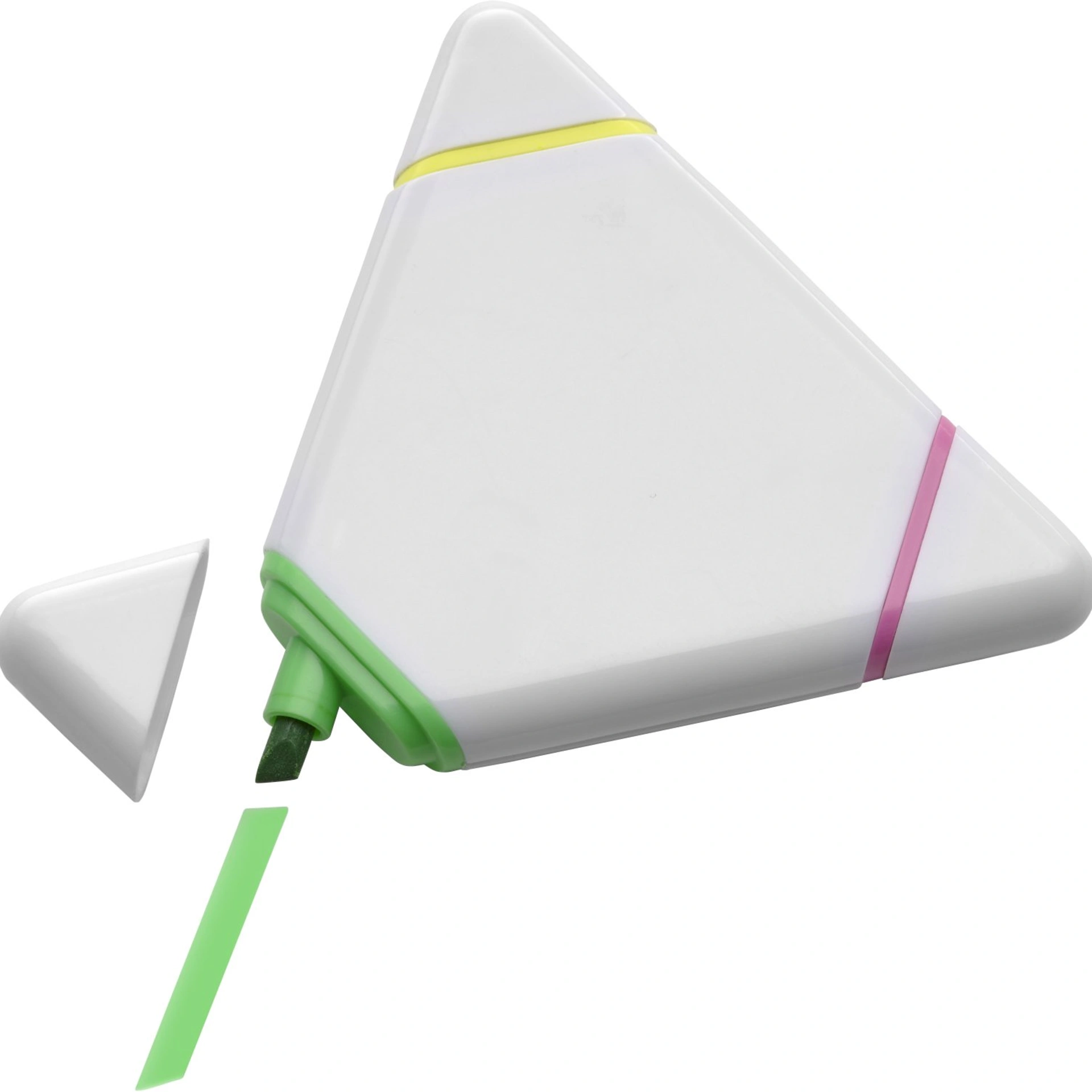 Маркер текстовий Voyager Triangular, 3 шт - Білий