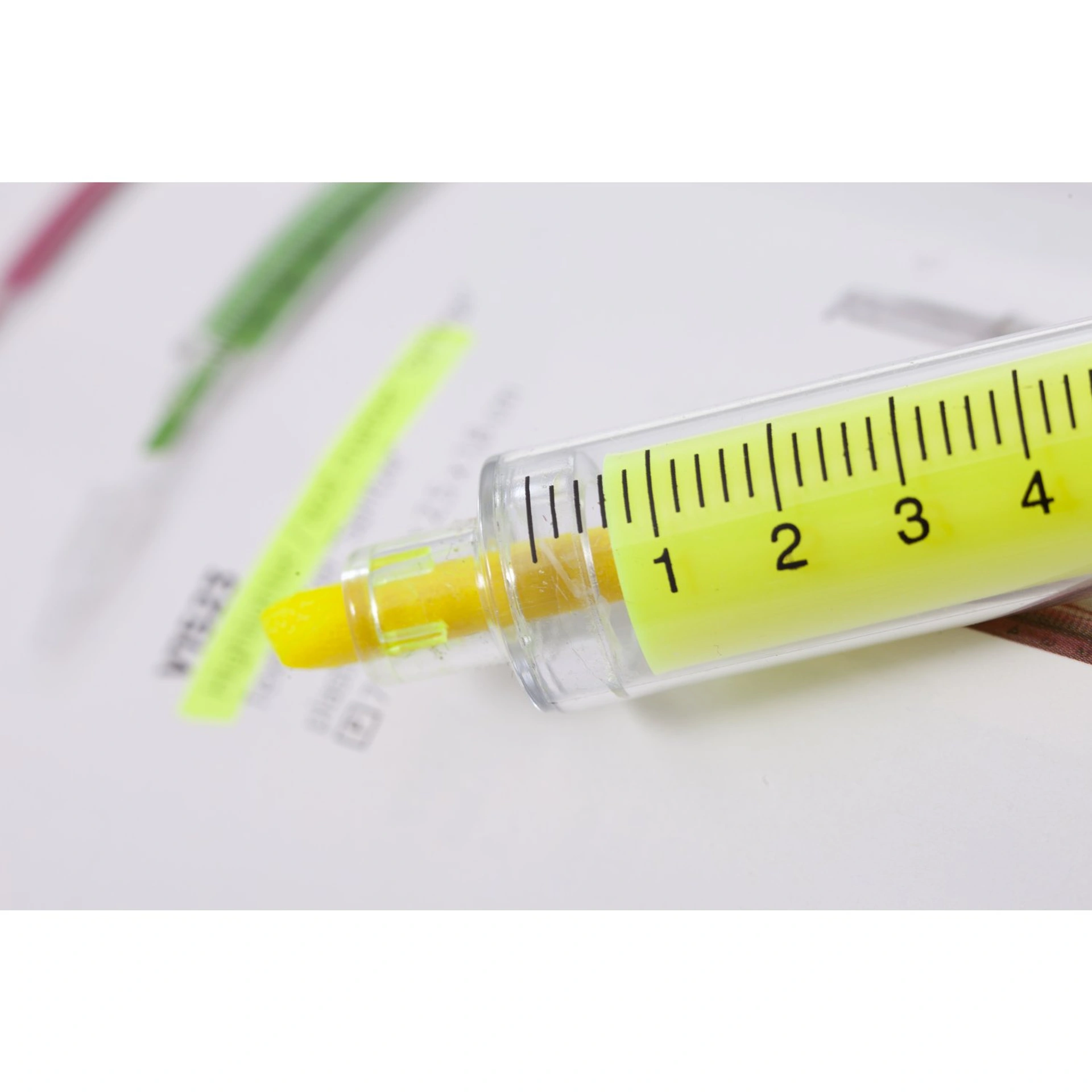 Маркер текстовий Voyager Syringe - Жовтий
