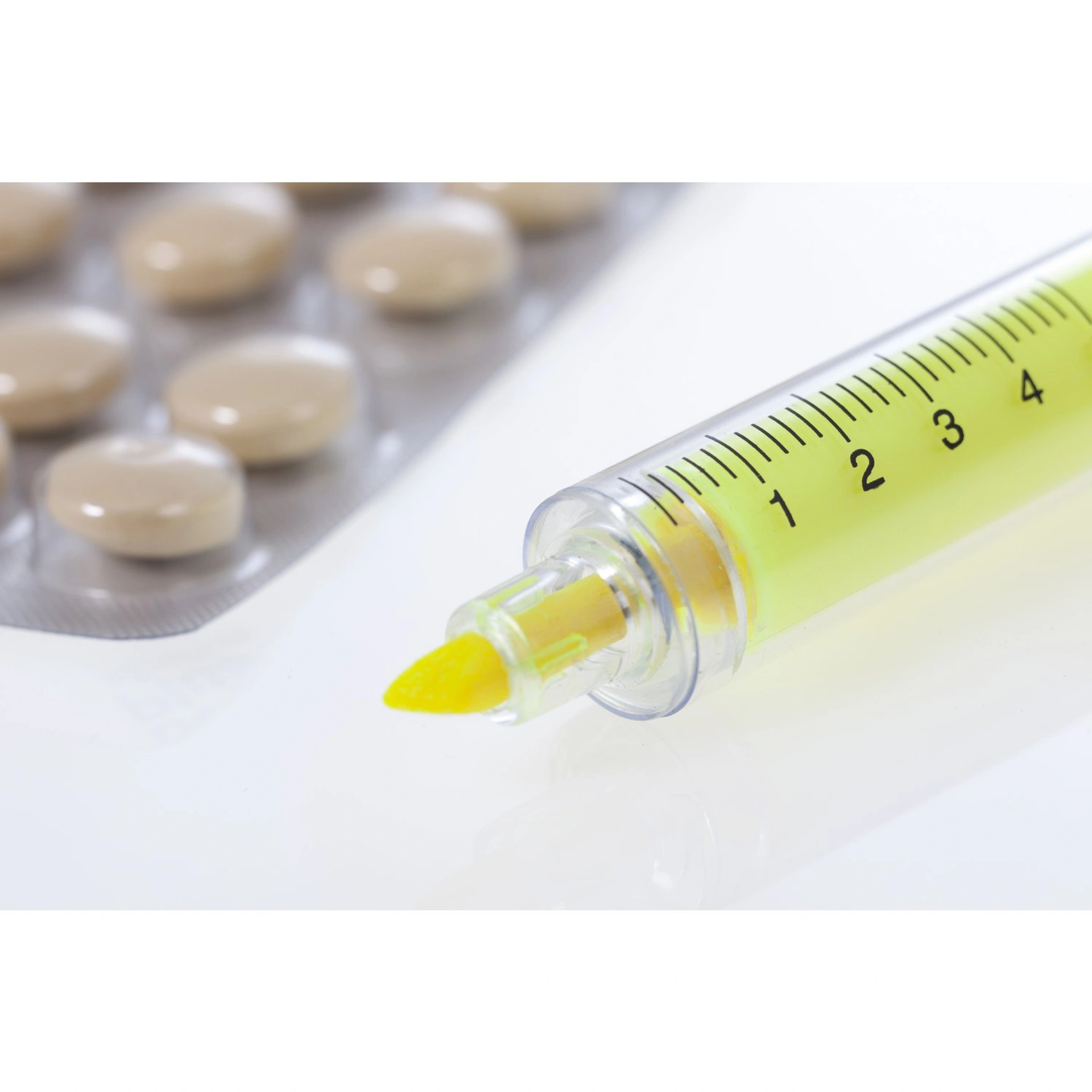 Маркер текстовий Voyager Syringe - Жовтий