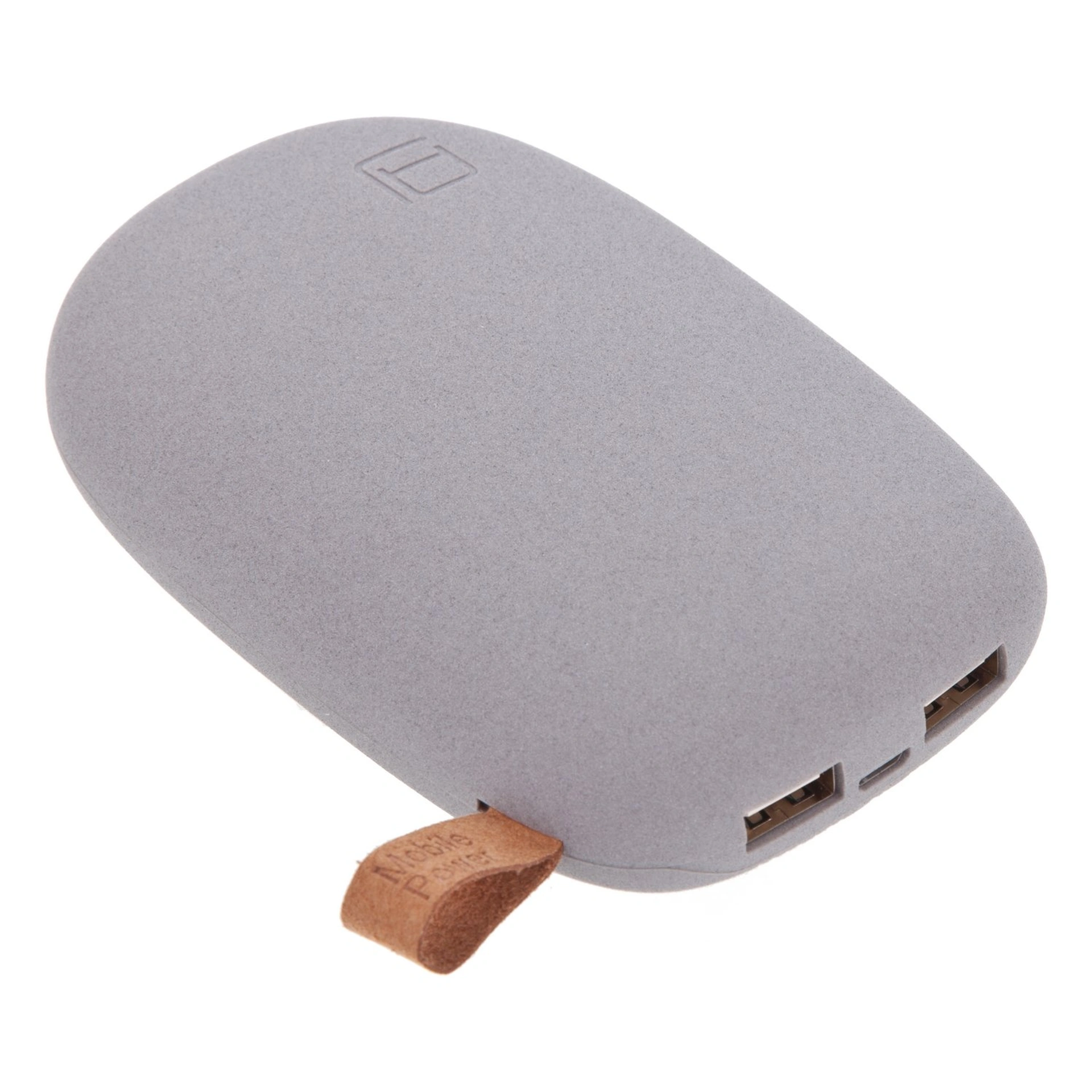 Повербанк 10400 mAh Voyager Air гifts, в формі каменю - Сірий