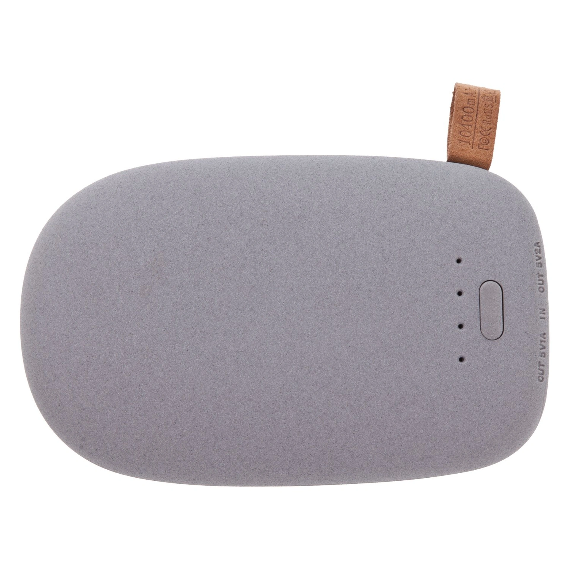 Повербанк 10400 mAh Voyager Air гifts, в формі каменю - Сірий