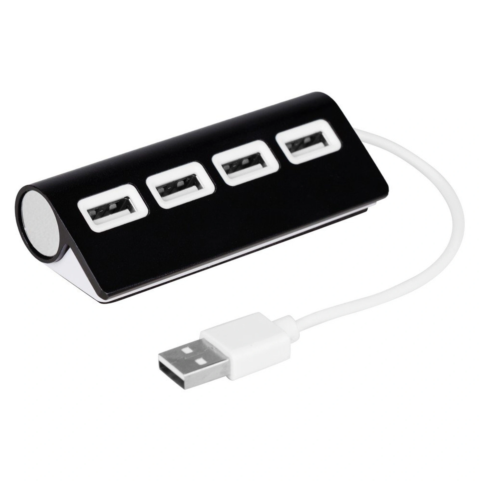 USB хаб 2.0 на 4 порти Voyager Fletcher - Чорний