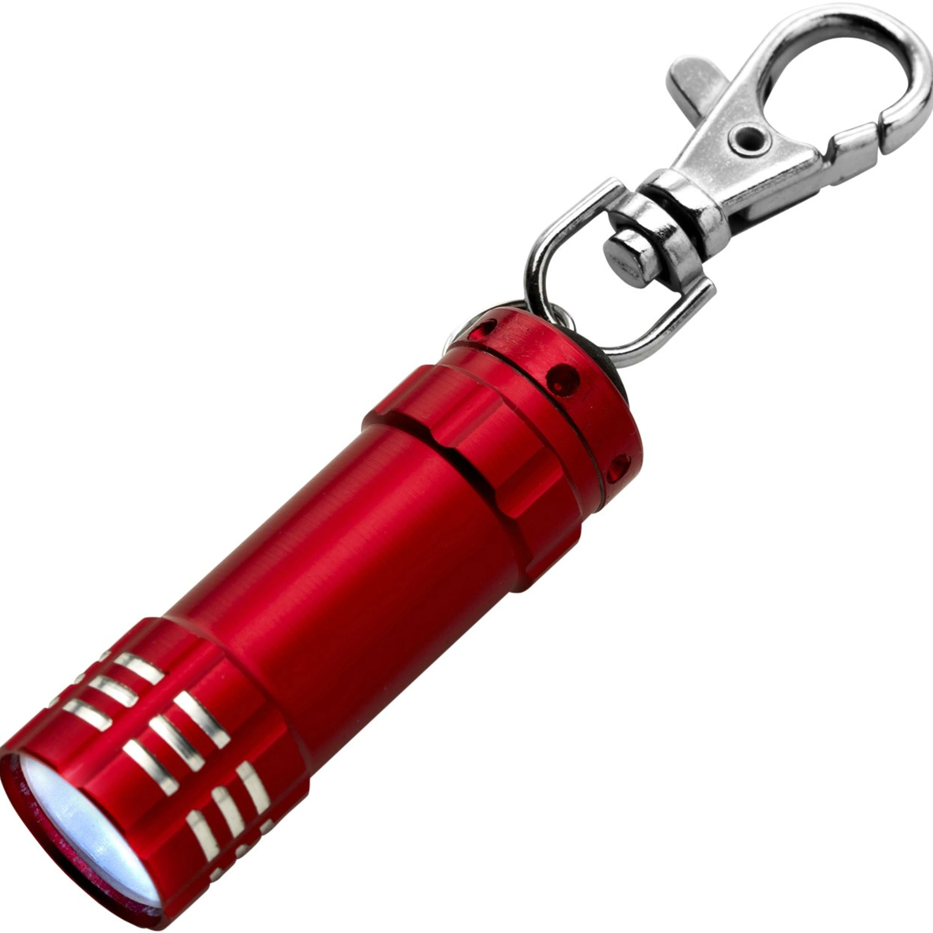 Ліхтарик-брелок з карабіном Voyager LED - Червоний