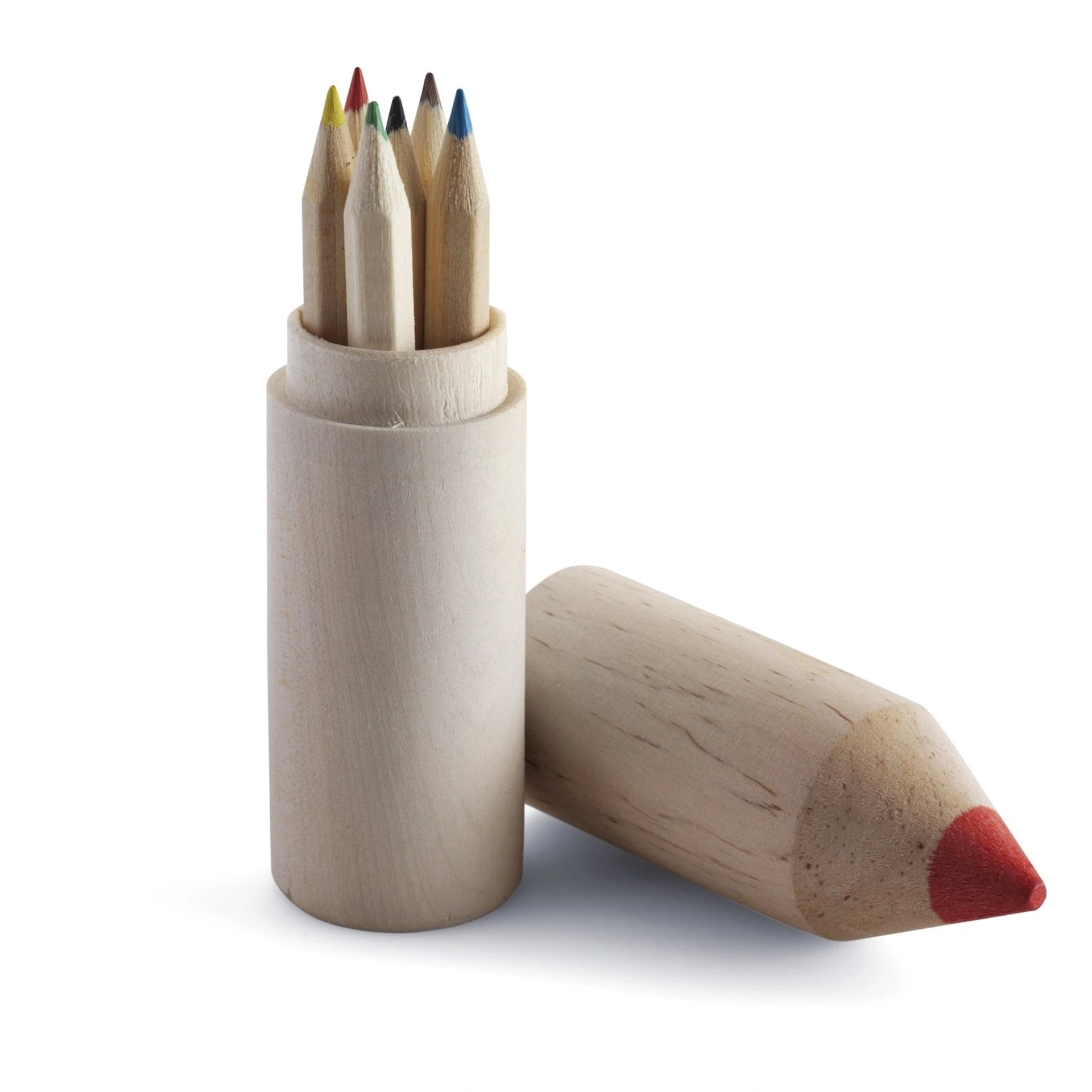 Олівці кольорові Voyager Pencil, 6 шт - Натуральний