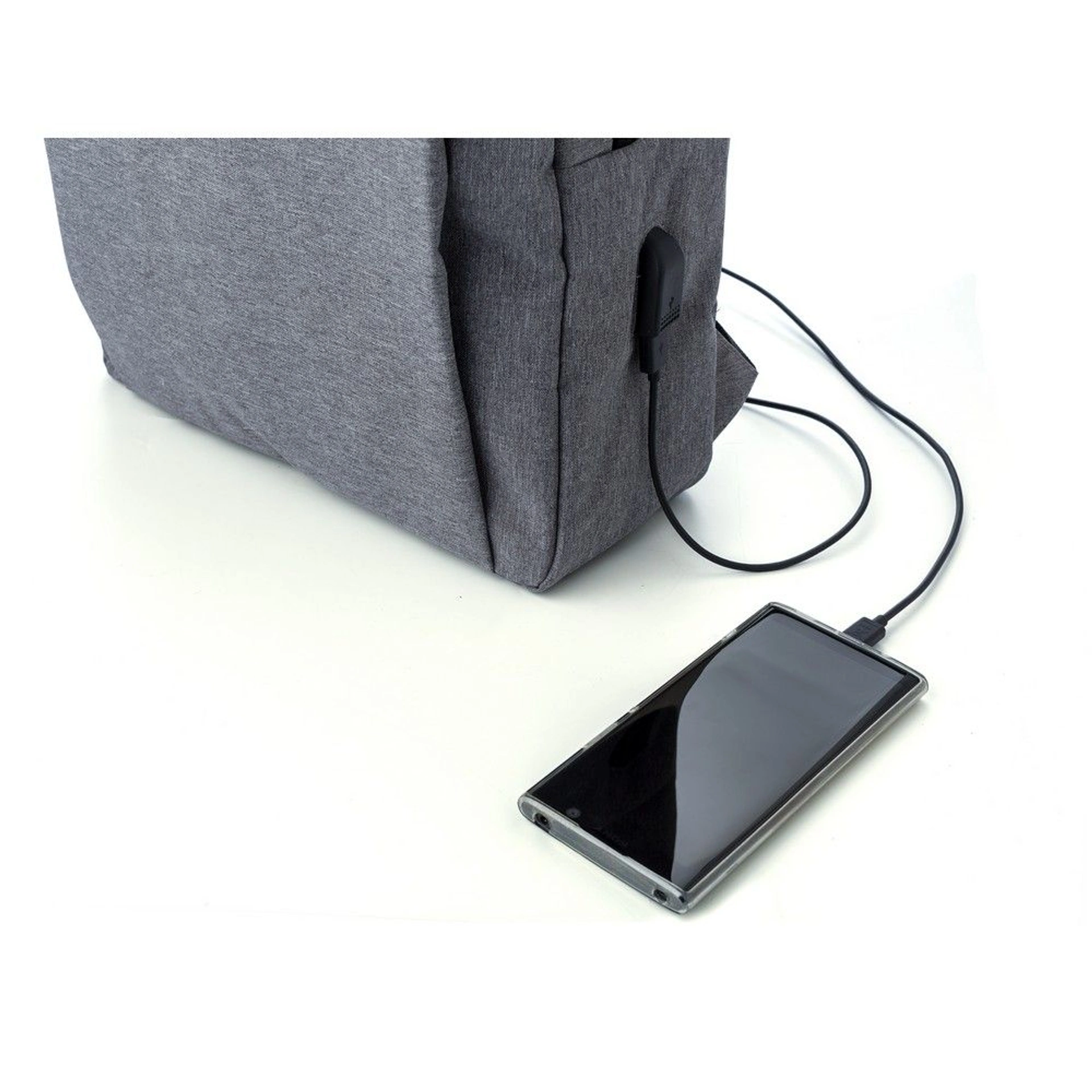 Рюкзак для ноутбука Voyager USB - Чорний