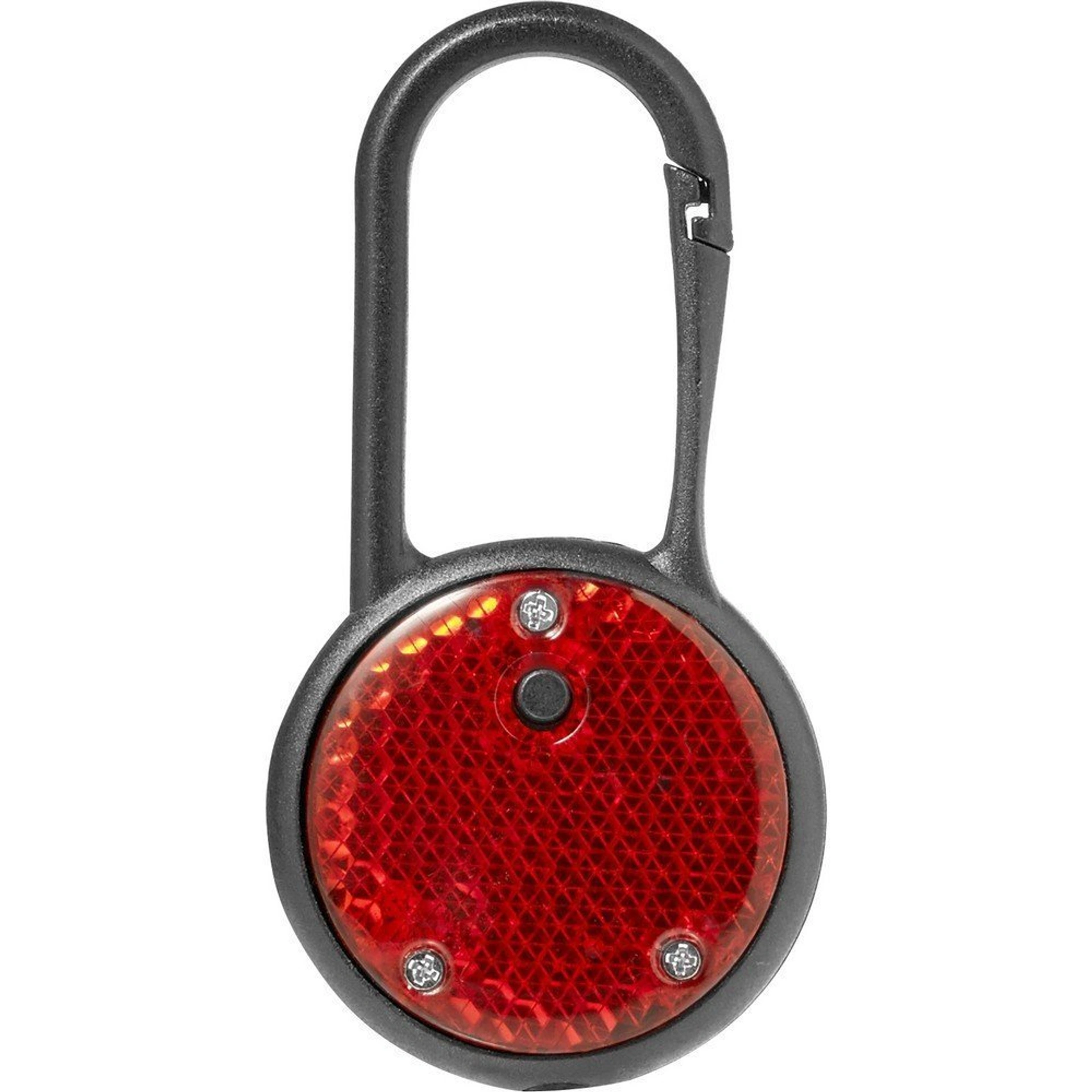 Ліхтар-катафот Voyager Safety з карабіном - Червоний