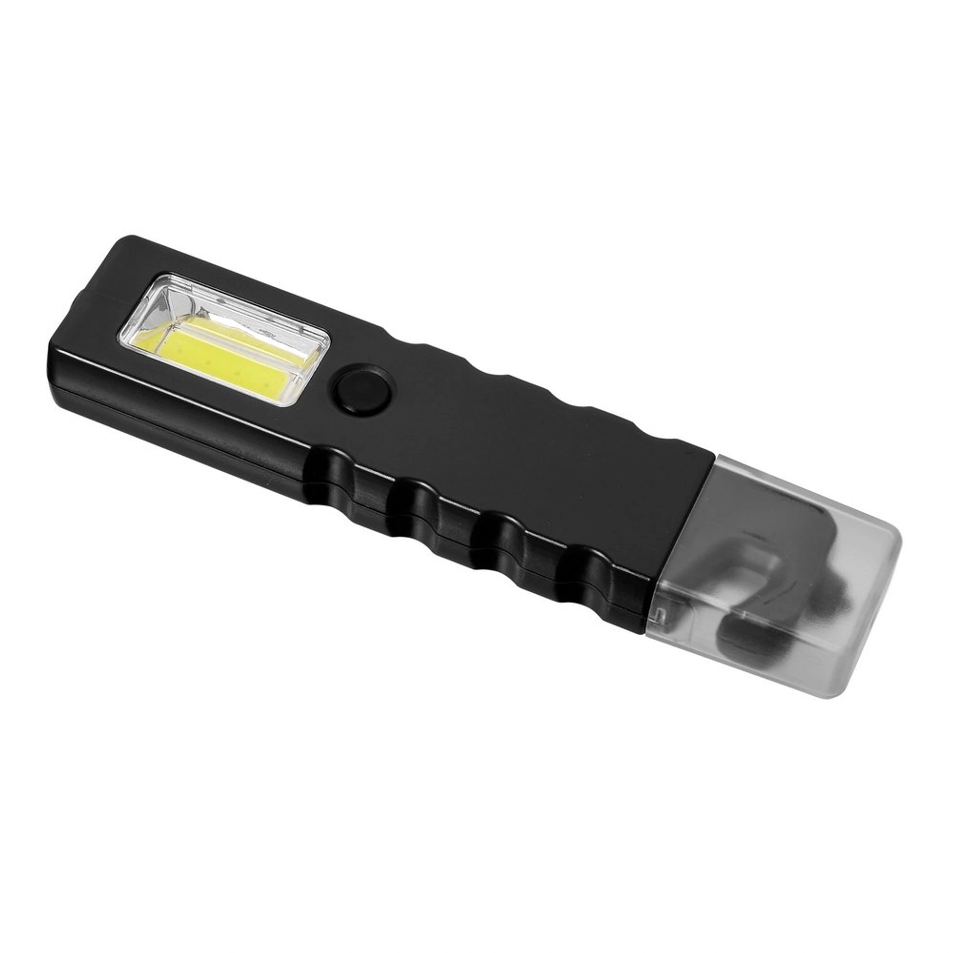 Ліхтарик Voyager LED з боковим COB light, різаком та молотком для скла - Чорний