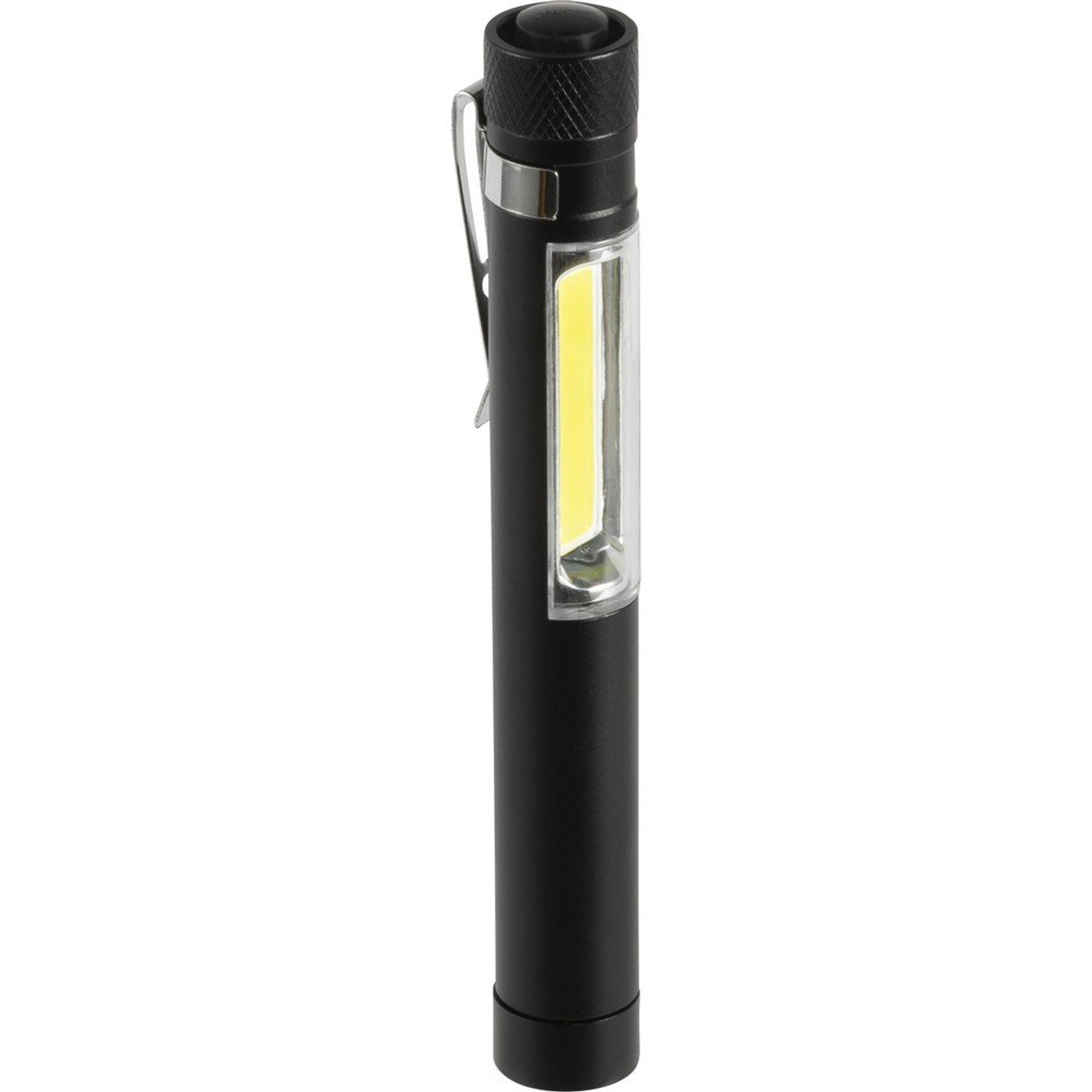 Ліхтарик Voyager LED з боковим COB light у формі ручки - Чорний