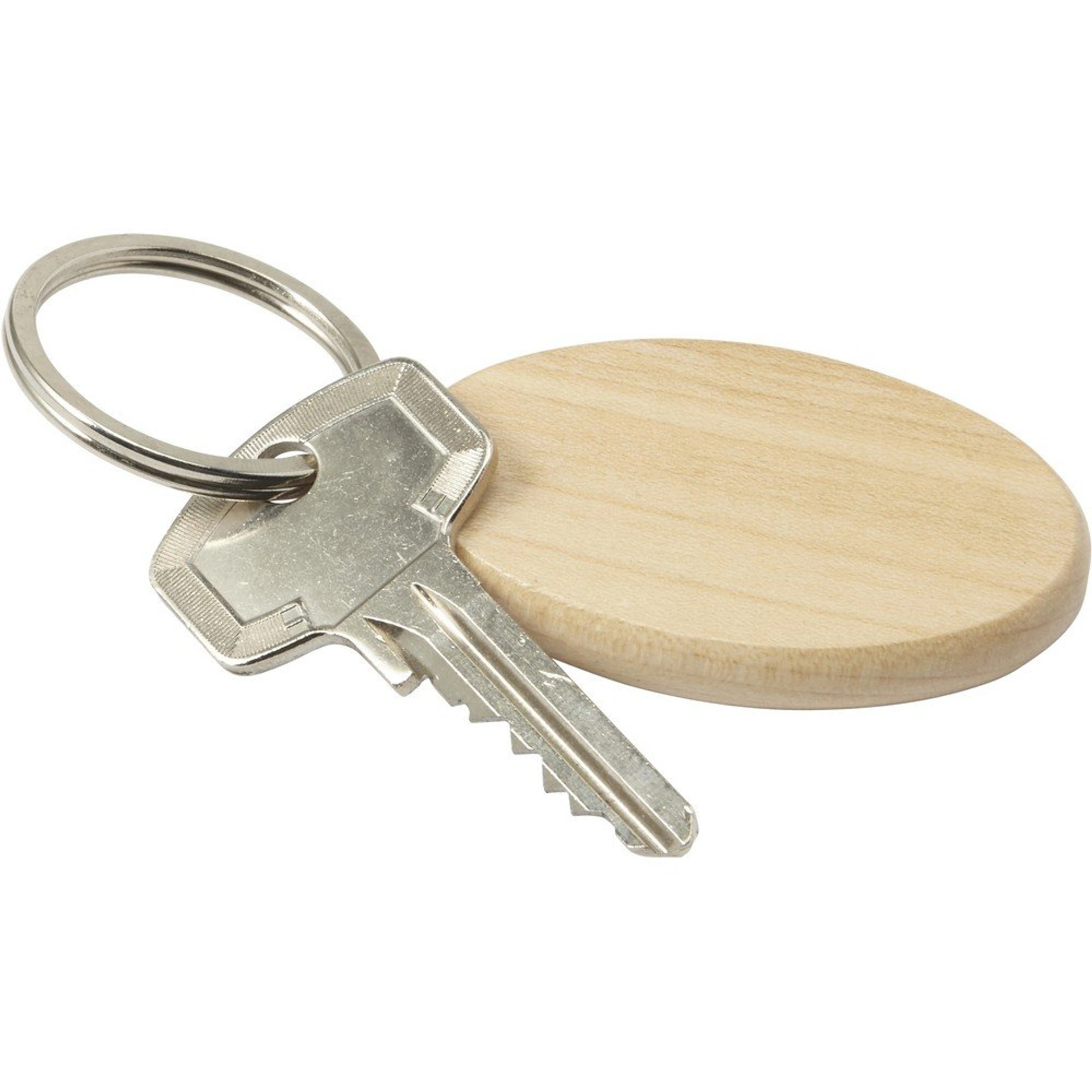 Брелок Voyager Oval wooden - Коричневий