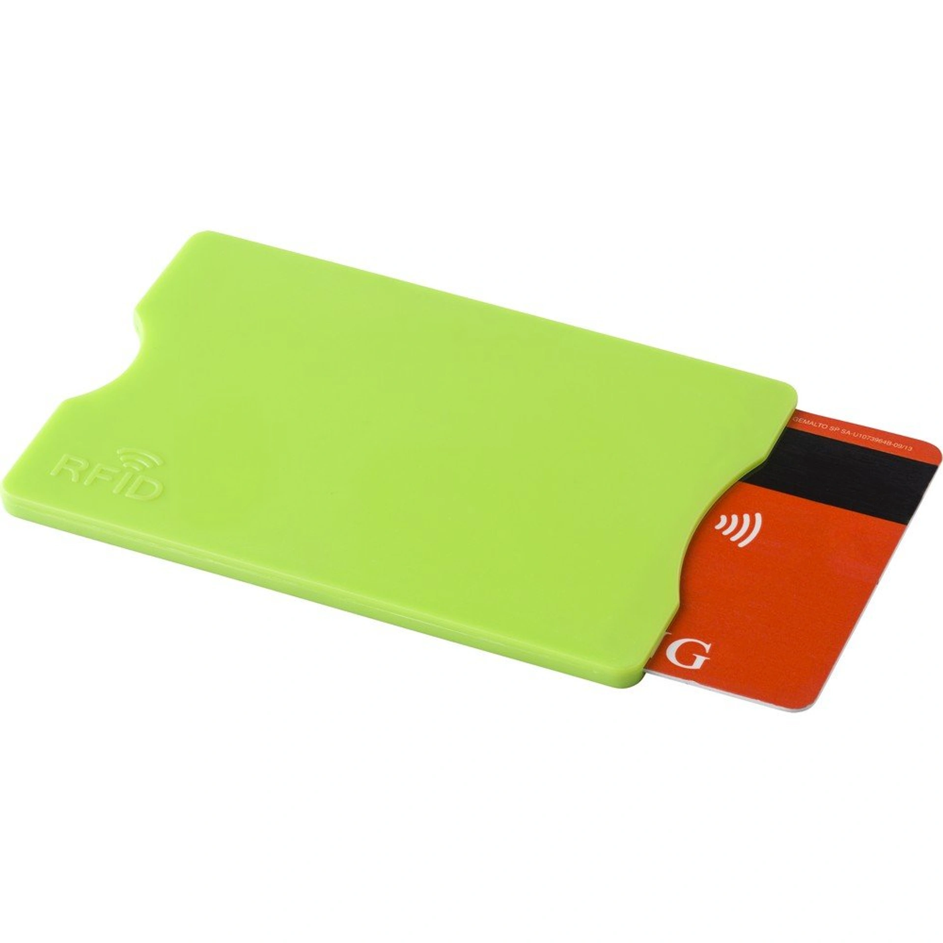 Картхолдер пластиковий антизлодій RFID Voyager - Світло-зелений