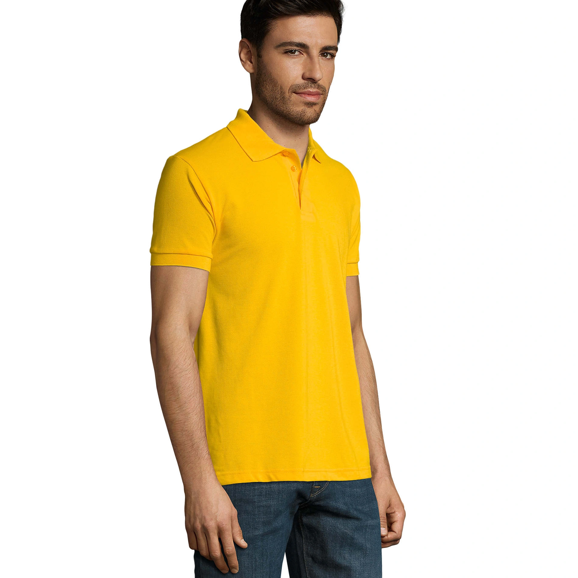 Футболка поло чоловіча SOL'S Prime - Жовтий / 3XL