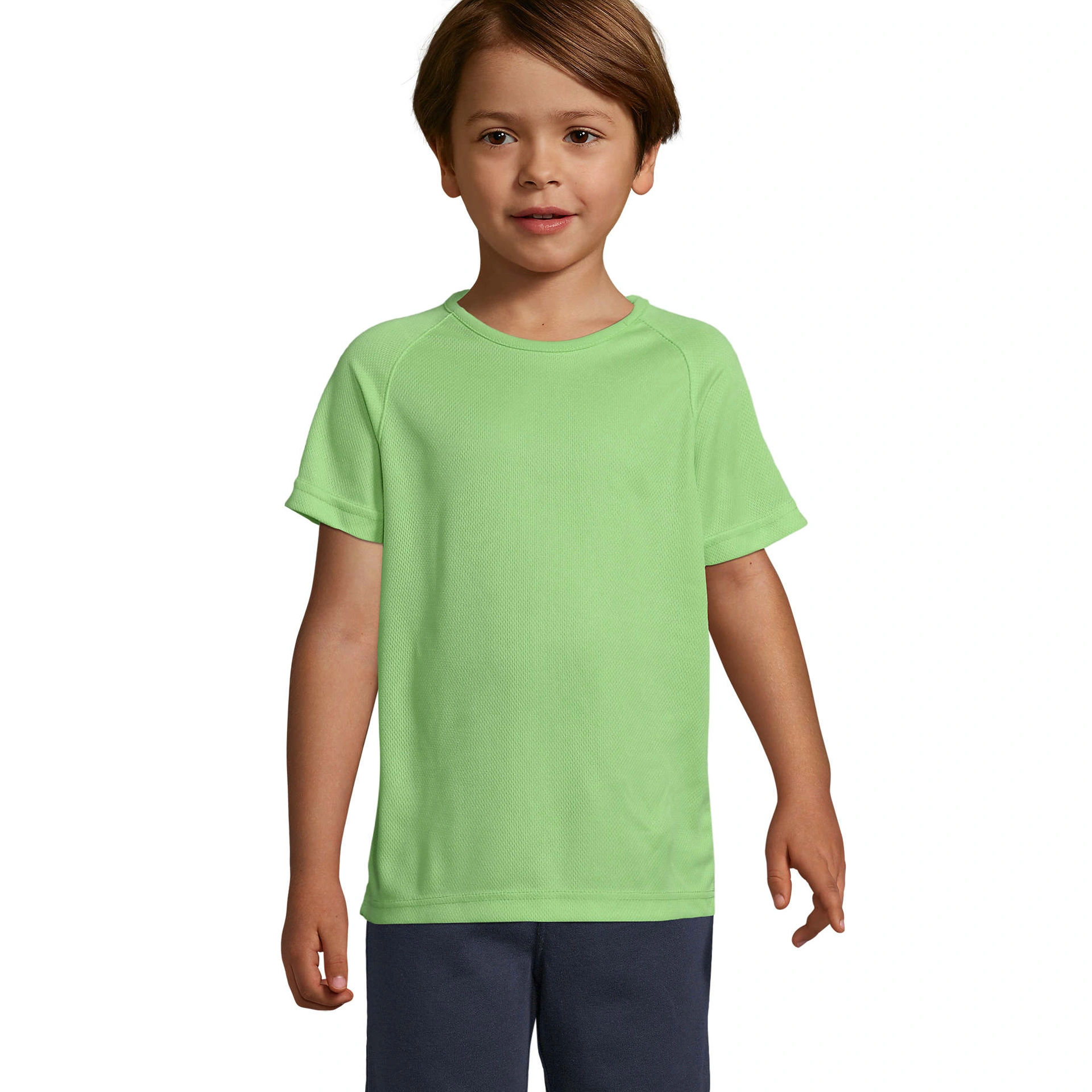 Футболка спортивна дитяча SOL'S Sporty - Зелене яблуко / 6Y
